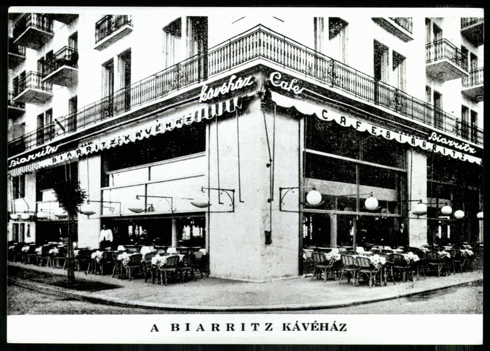 A Biarritz kávéház (Magyar Kereskedelmi és Vendéglátóipari Múzeum CC BY-NC-ND)
