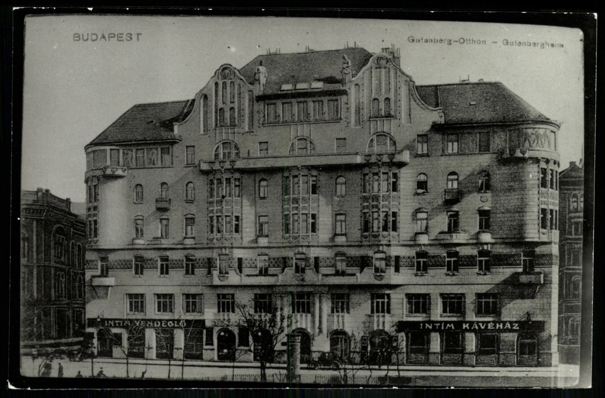Budapest Gutenberg-Otthon (Magyar Kereskedelmi és Vendéglátóipari Múzeum CC BY-NC-ND)