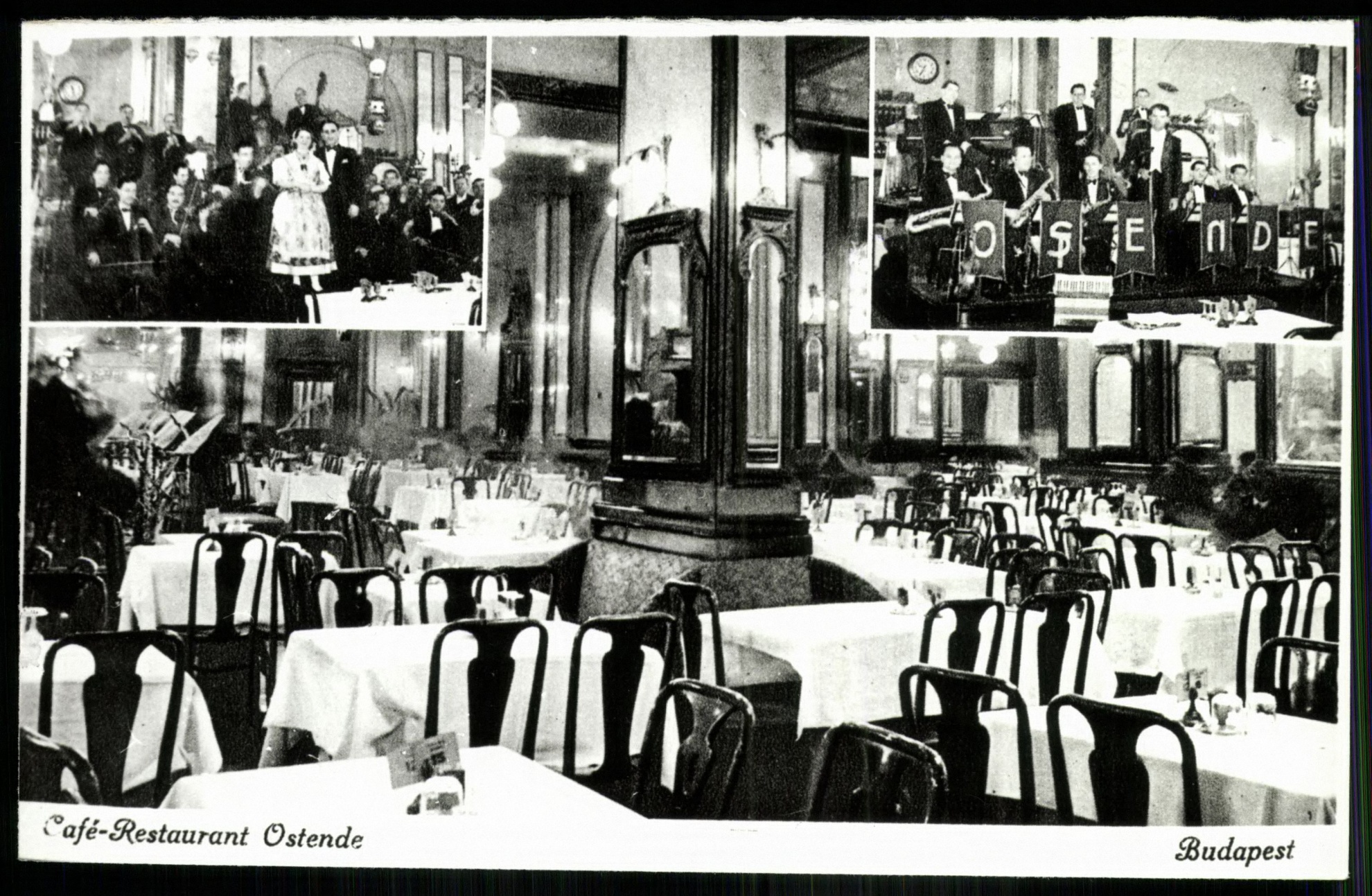 Budapest Café-Restaurant Ostende (Magyar Kereskedelmi és Vendéglátóipari Múzeum CC BY-NC-ND)