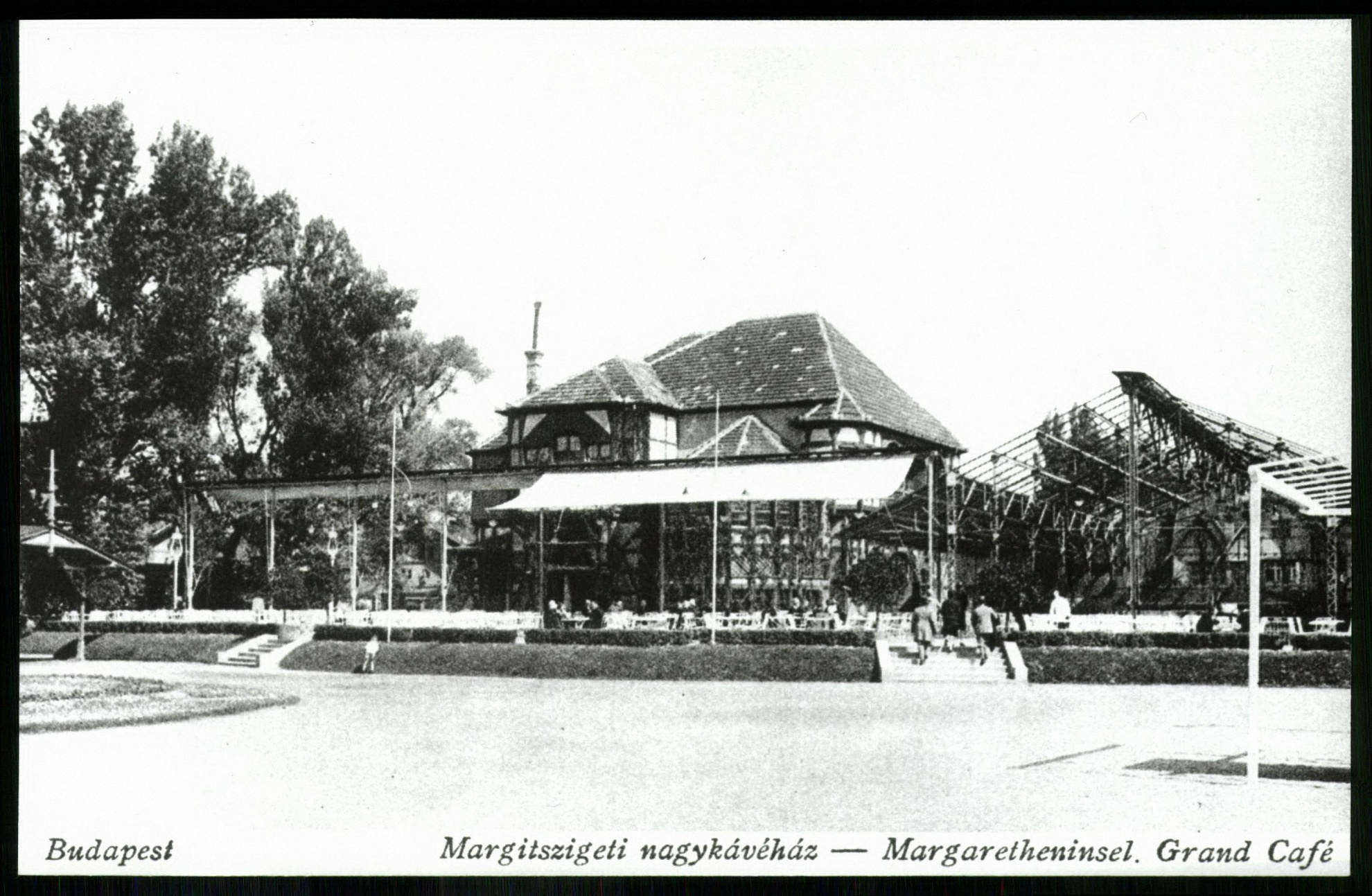 Margitszigeti nagykávéház, Budapest (Magyar Kereskedelmi és Vendéglátóipari Múzeum CC BY-NC-ND)