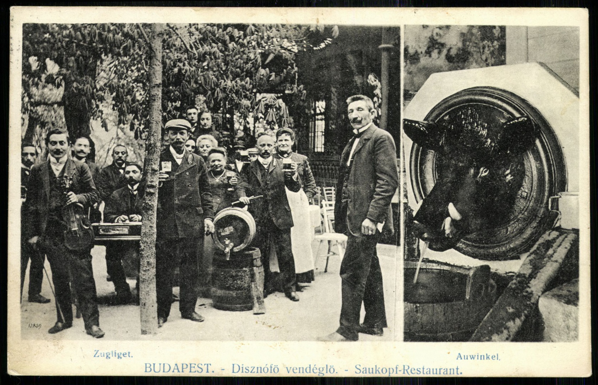 Disznófő vendéglő, Budapest, Zugliget (Magyar Kereskedelmi és Vendéglátóipari Múzeum CC BY-NC-ND)