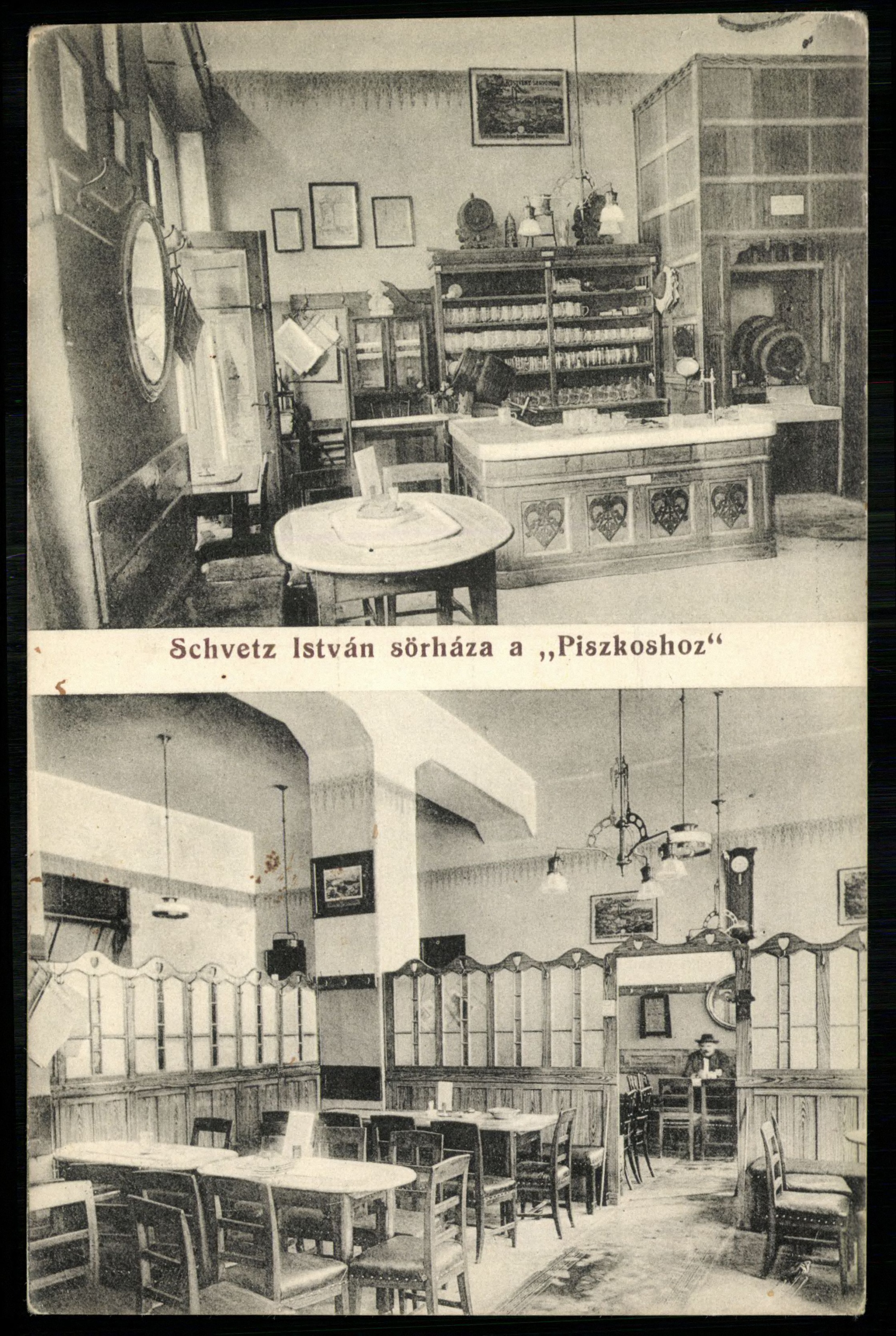 Schvetz István sörháza a „Piszkoshoz” (Magyar Kereskedelmi és Vendéglátóipari Múzeum CC BY-NC-ND)