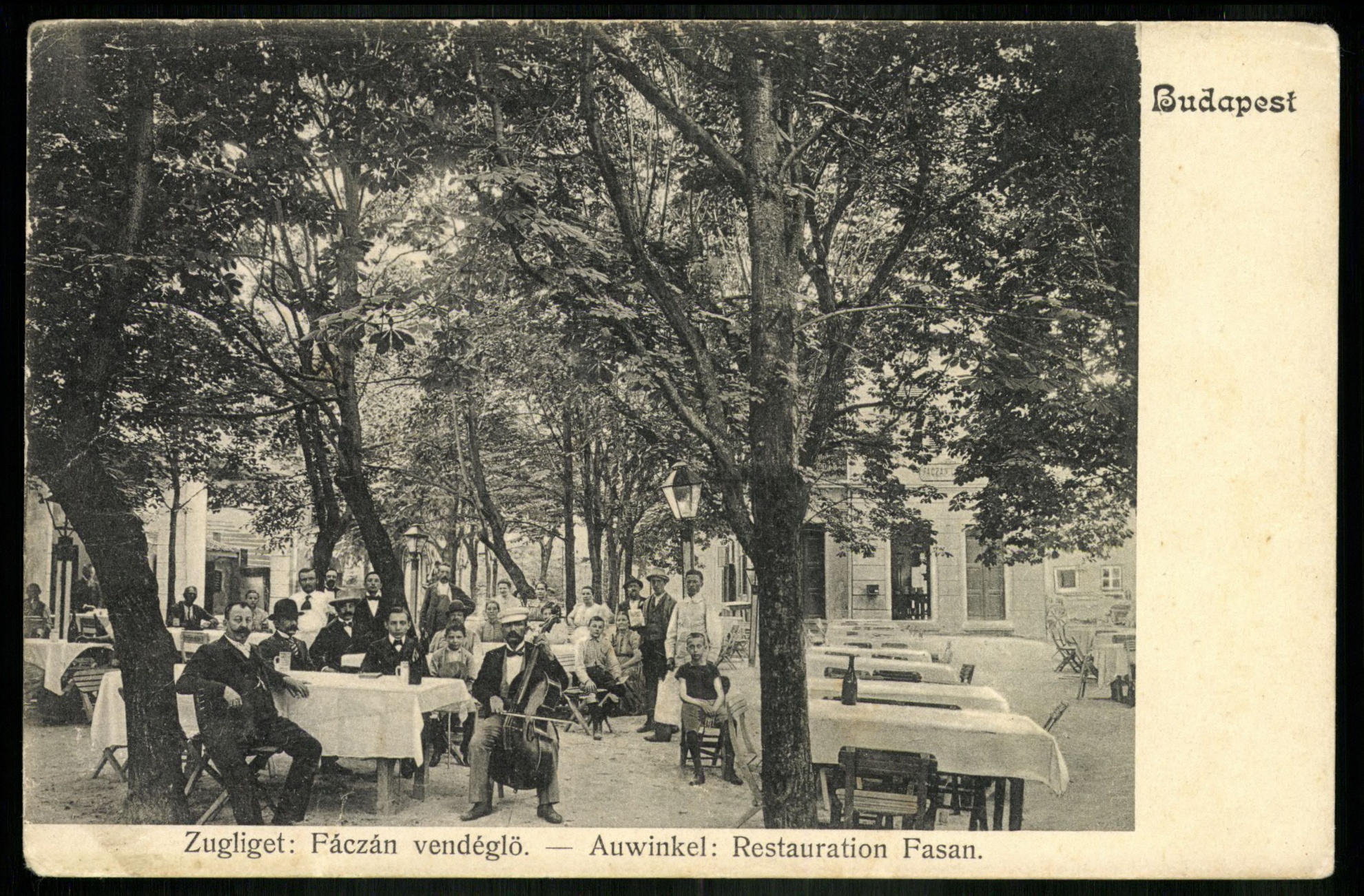Fáczán vendéglő, Budapest-Zugliget (Magyar Kereskedelmi és Vendéglátóipari Múzeum CC BY-NC-ND)