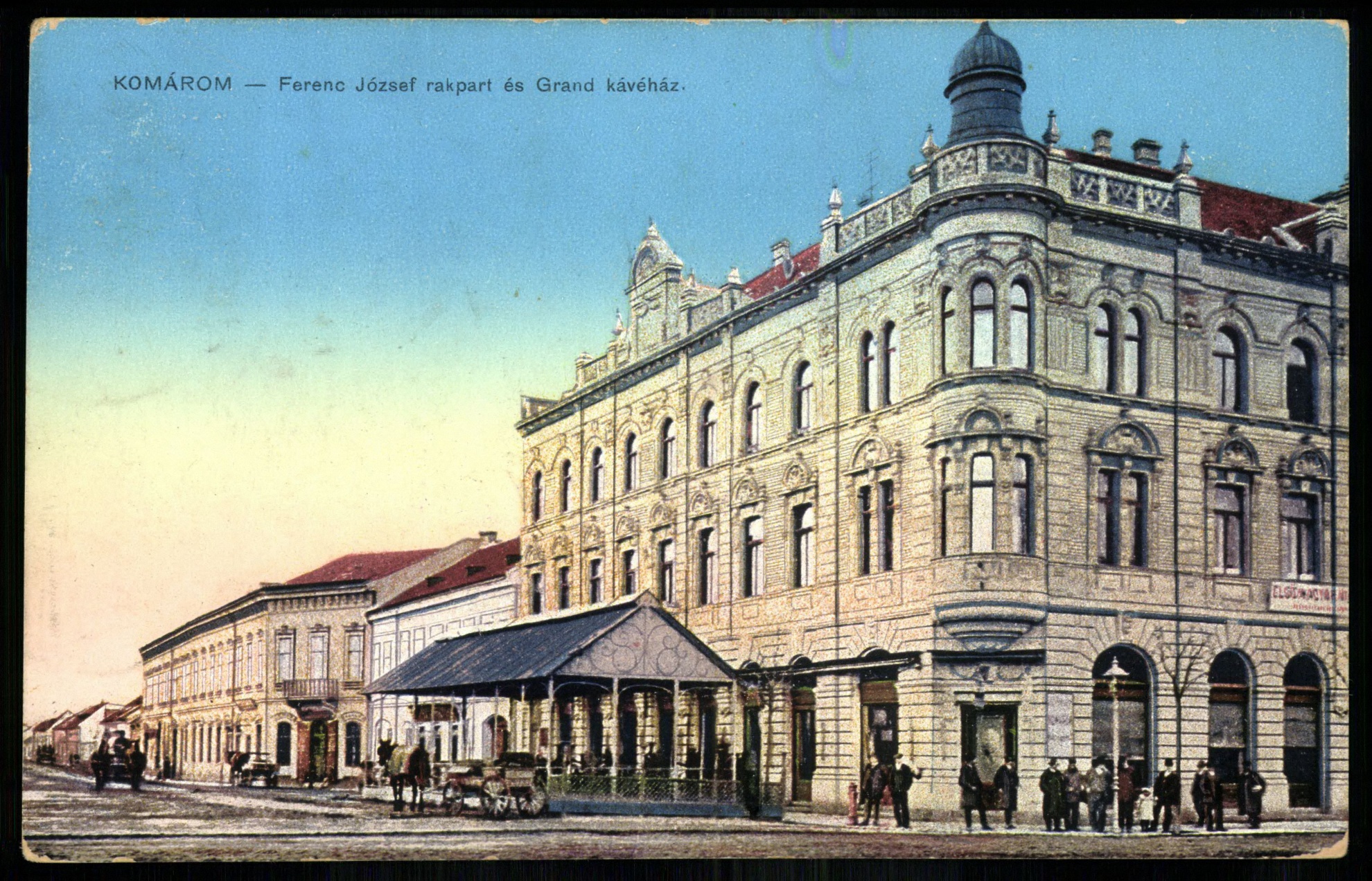 Komárom Grand kávéház (Magyar Kereskedelmi és Vendéglátóipari Múzeum CC BY-NC-ND)