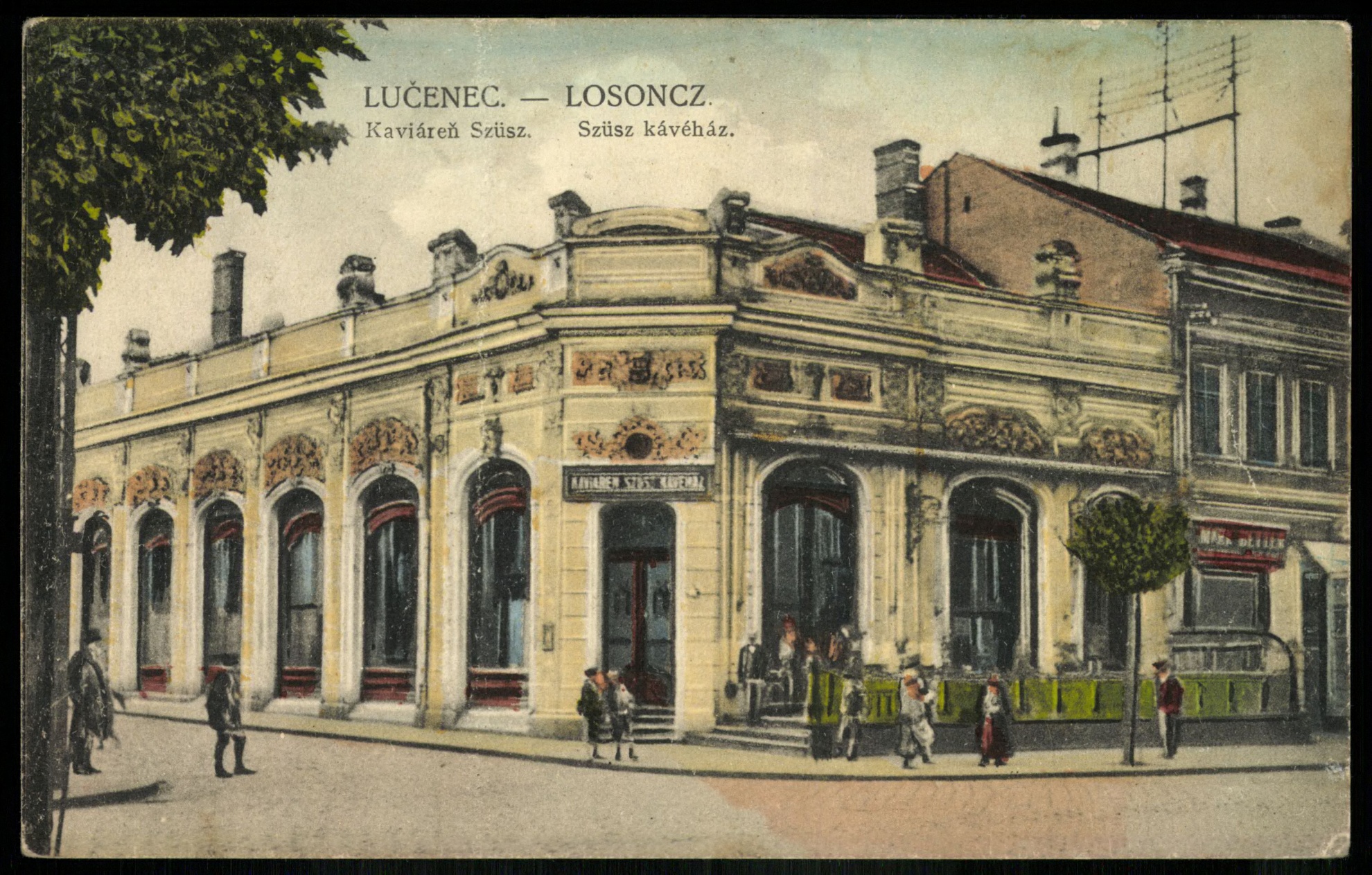 Losonc Astoria kávéház (Magyar Kereskedelmi és Vendéglátóipari Múzeum CC BY-NC-ND)