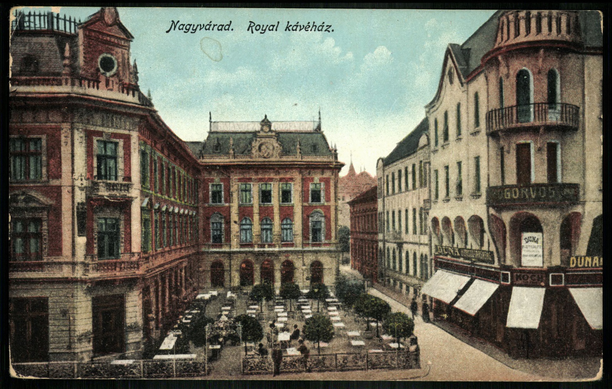 Nagyvárad Royal kávéház (Magyar Kereskedelmi és Vendéglátóipari Múzeum CC BY-NC-ND)