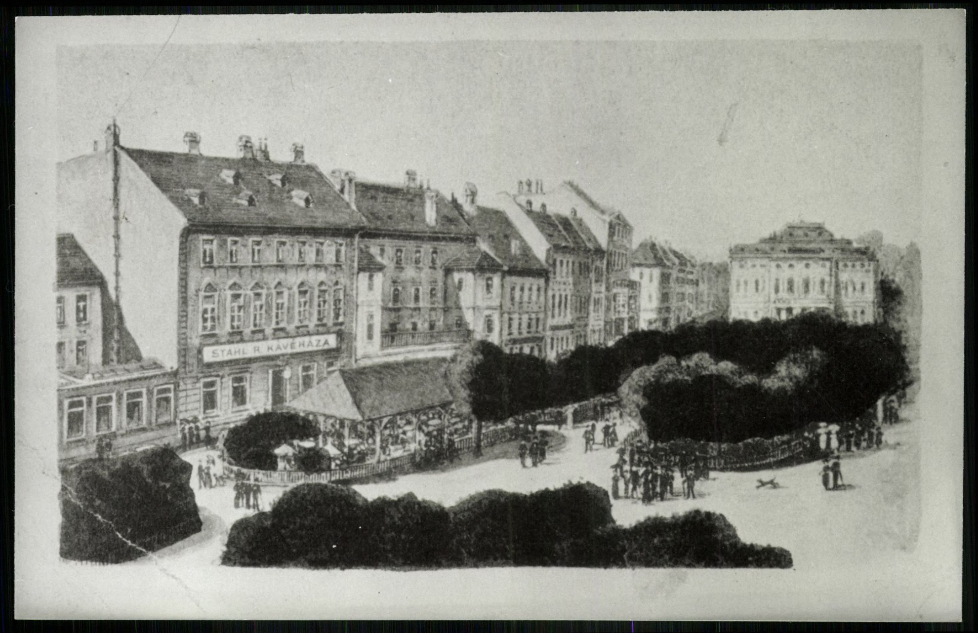 Pozsony Stahl R. kávéháza (Magyar Kereskedelmi és Vendéglátóipari Múzeum CC BY-NC-ND)