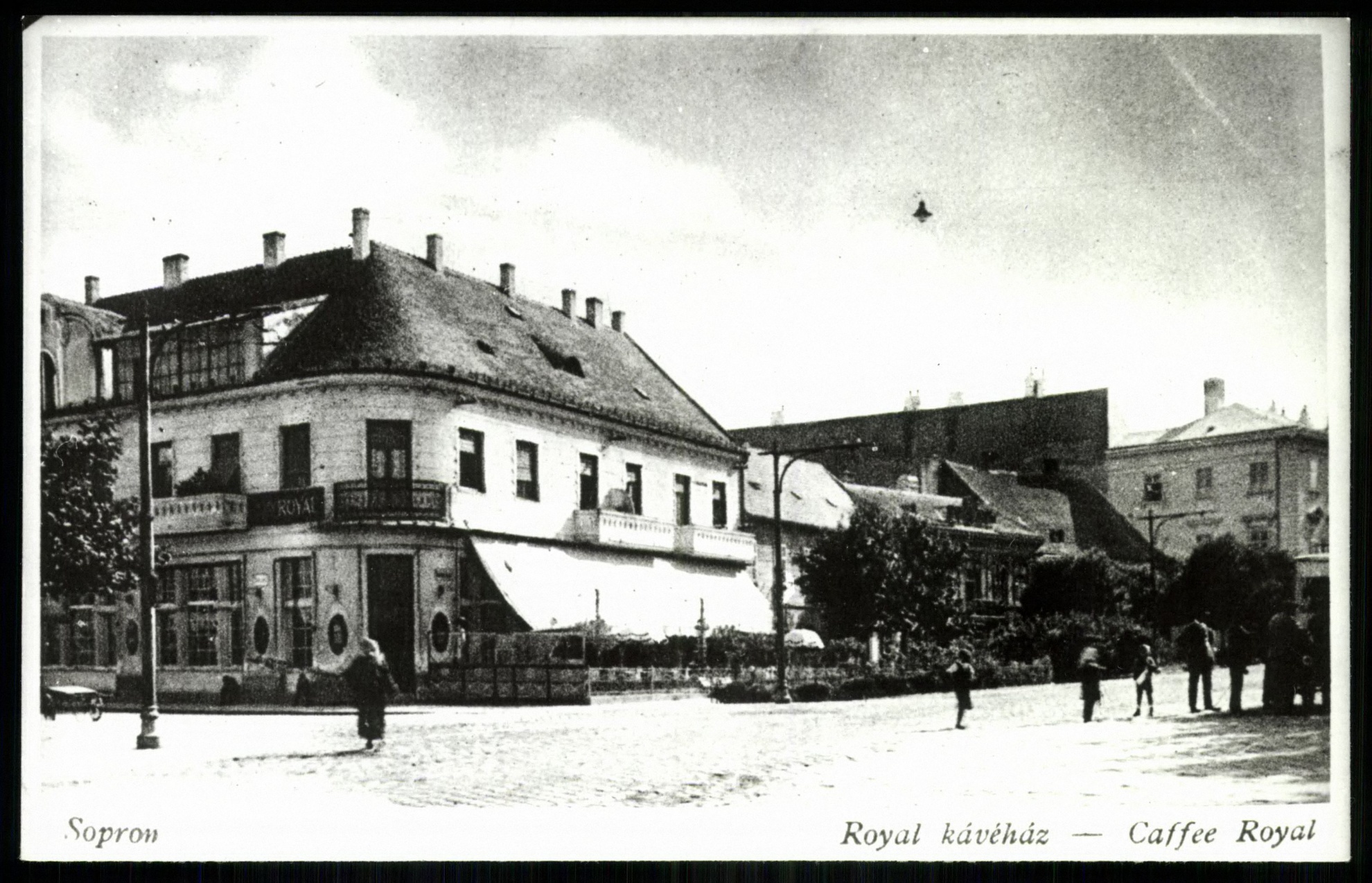 Sopron Színház - Színház kávéházzal (Magyar Kereskedelmi és Vendéglátóipari Múzeum CC BY-NC-ND)