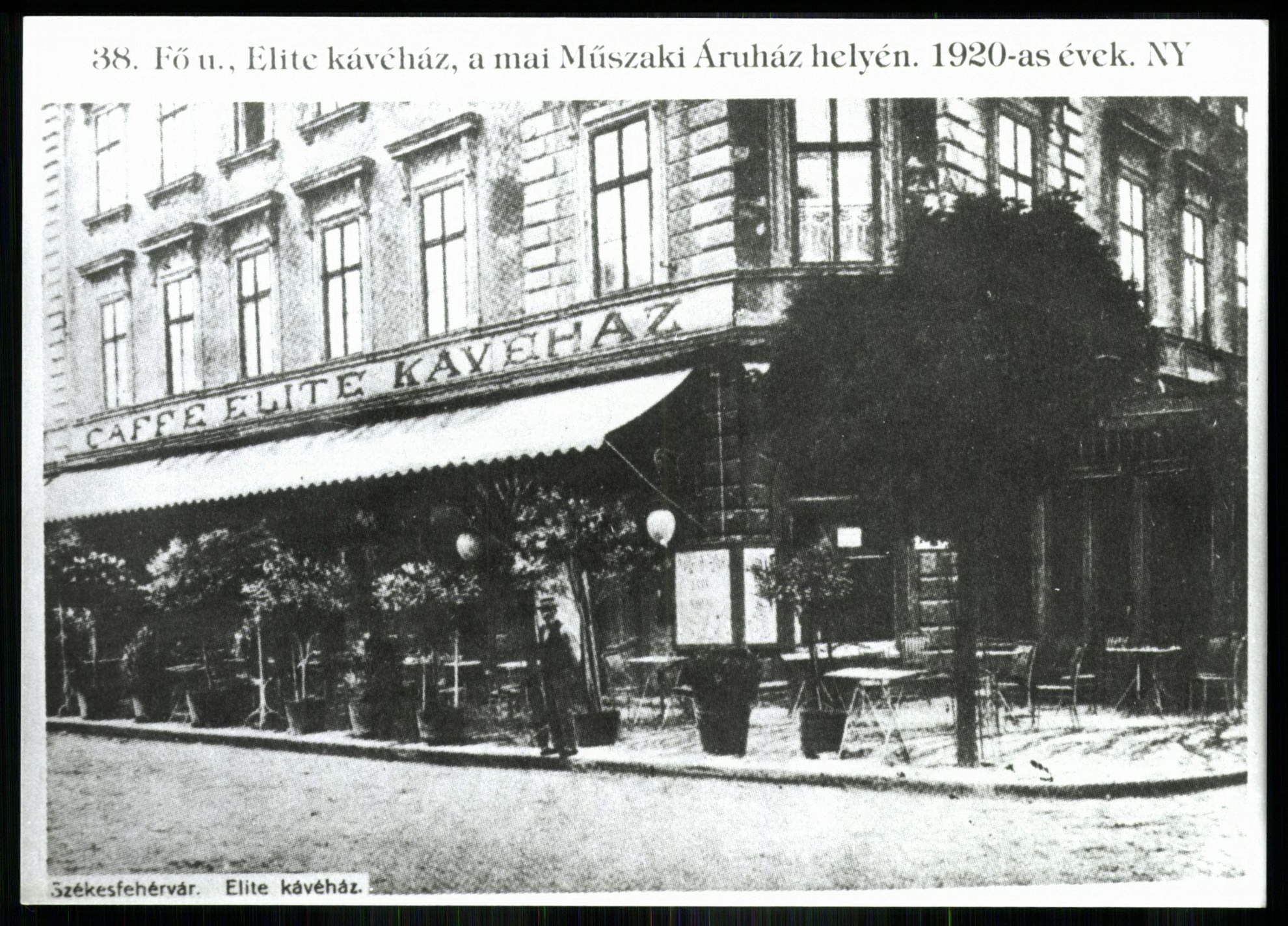 Szentes A Petőfi Szálloda kávéháza (Magyar Kereskedelmi és Vendéglátóipari Múzeum CC BY-NC-ND)