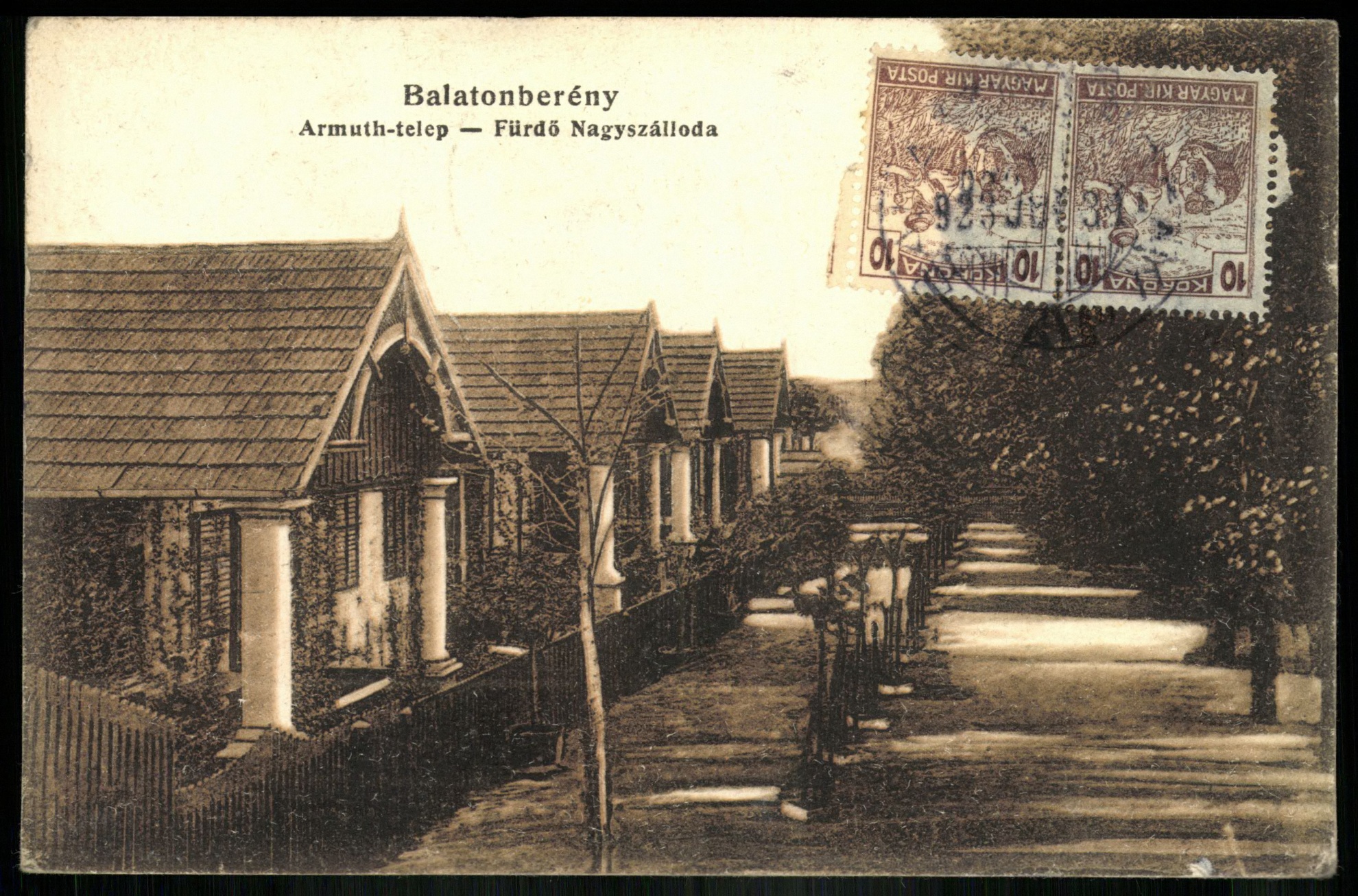 Balatonberény Armuth telep - Fürdő Nagyszálloda (Magyar Kereskedelmi és Vendéglátóipari Múzeum CC BY-NC-ND)