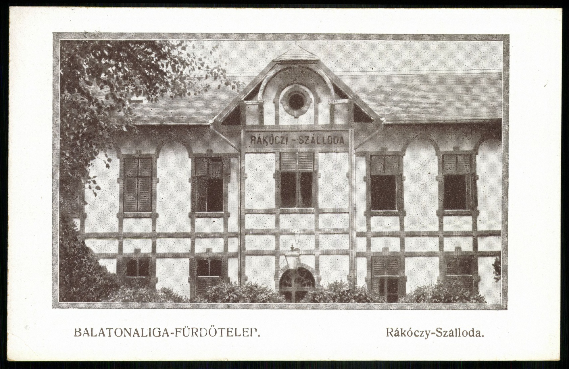Balatonaliga-Fürdőtelep Rákóczi Szálloda (Magyar Kereskedelmi és Vendéglátóipari Múzeum CC BY-NC-ND)