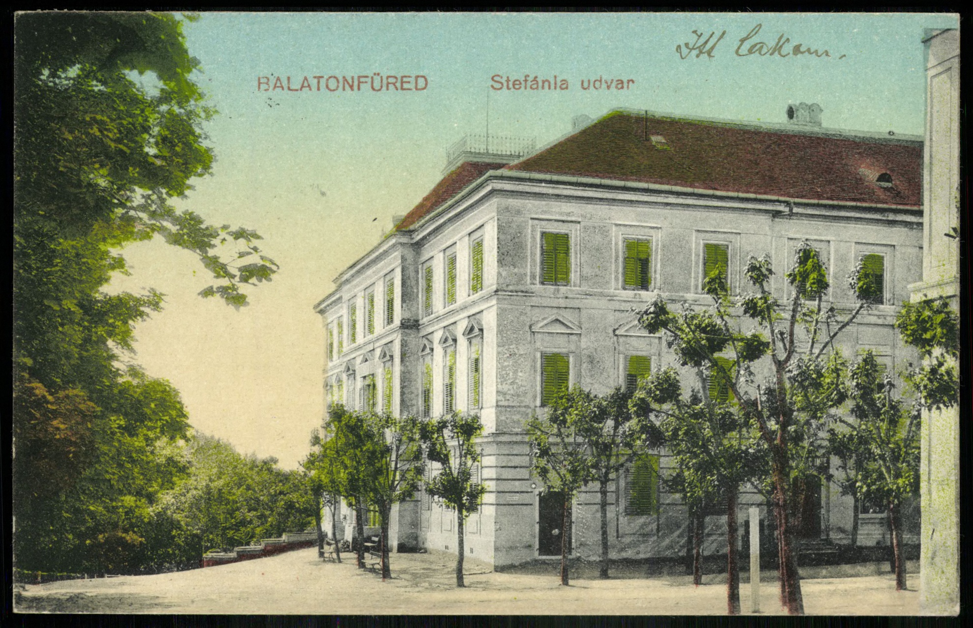 Balatonfüred Stefánia udvar (Magyar Kereskedelmi és Vendéglátóipari Múzeum CC BY-NC-ND)