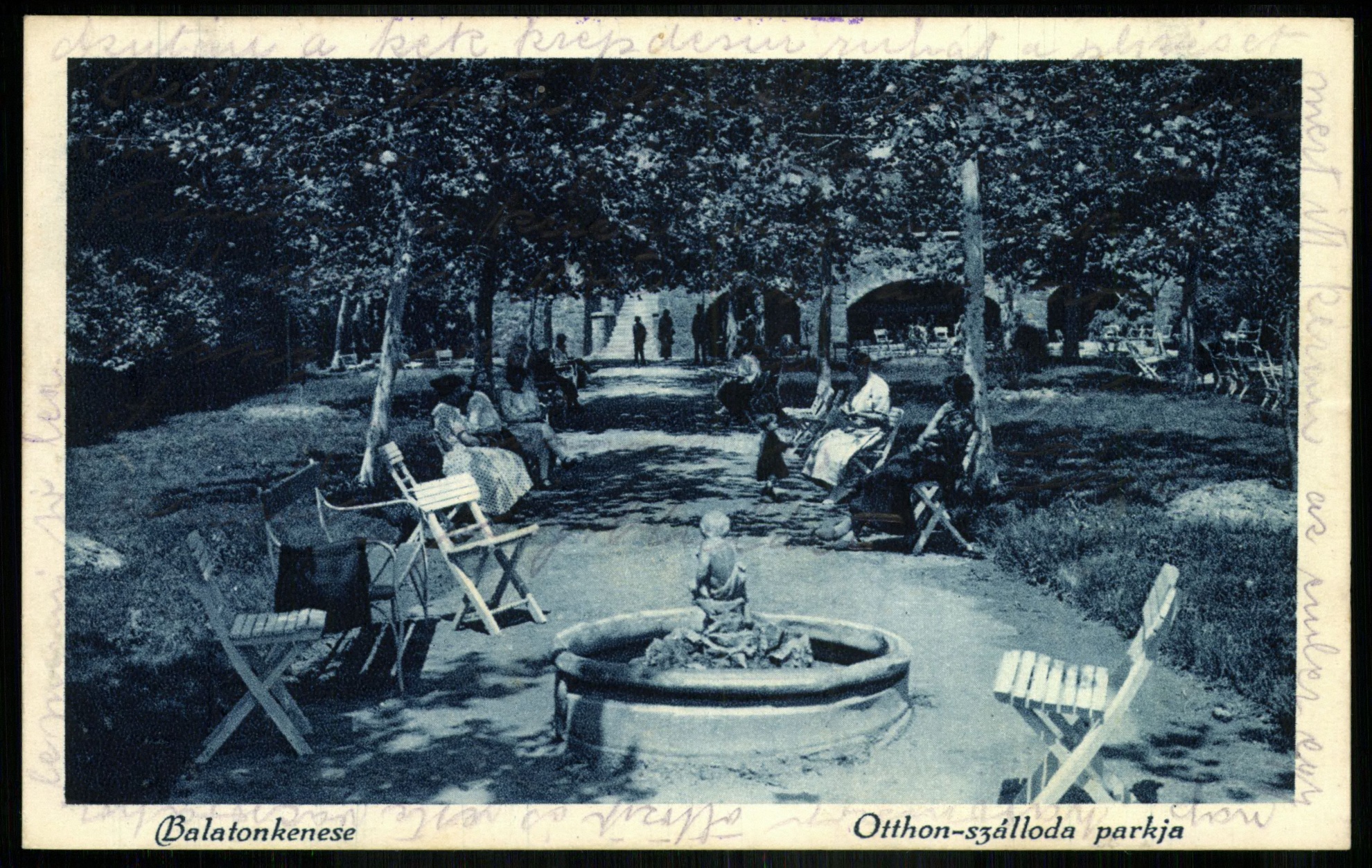 Balatonkenese Otthon szálloda parkja (Magyar Kereskedelmi és Vendéglátóipari Múzeum CC BY-NC-ND)