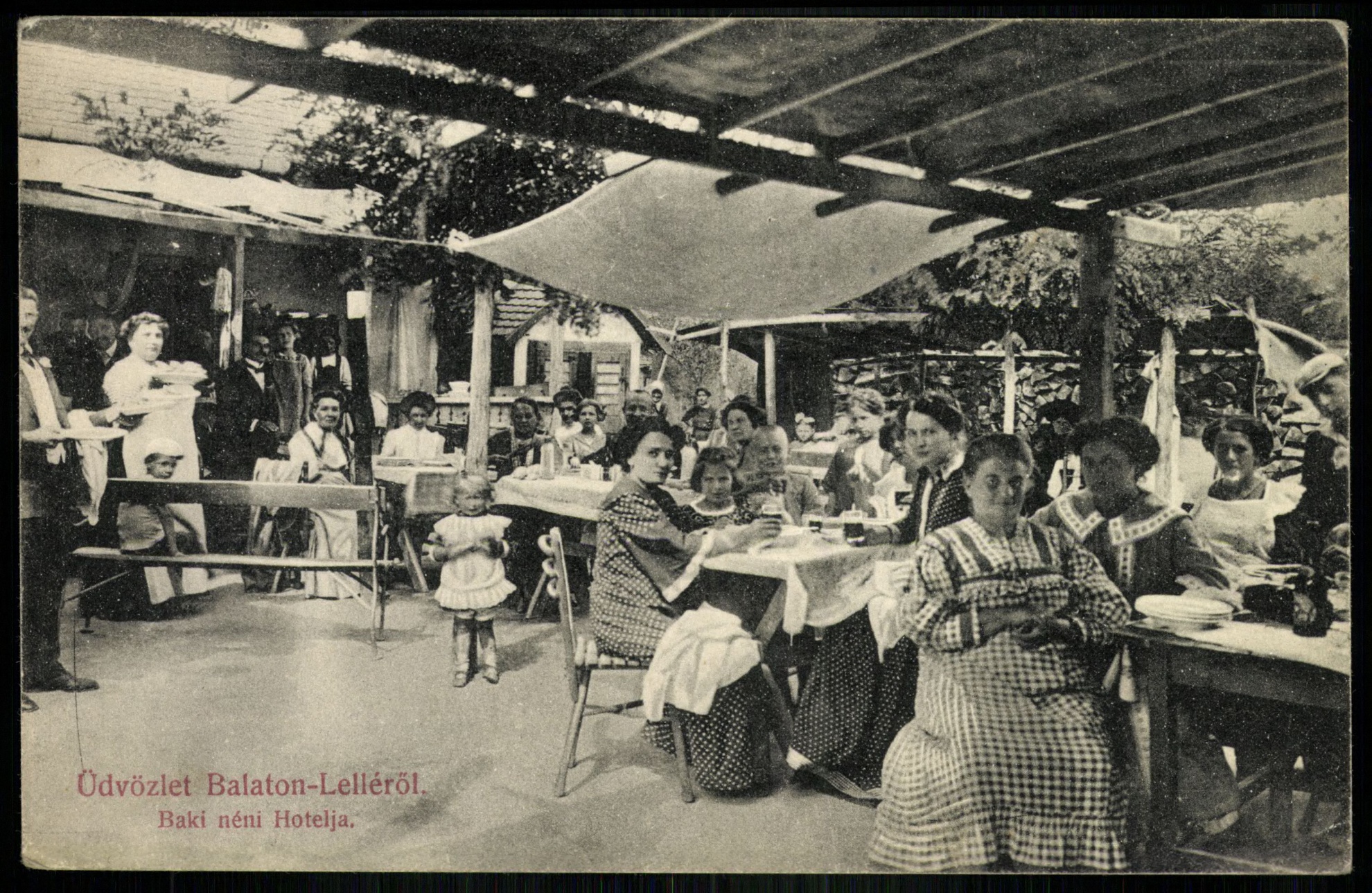 Balatonlelle Baki néni Hotelja (Magyar Kereskedelmi és Vendéglátóipari Múzeum CC BY-NC-ND)