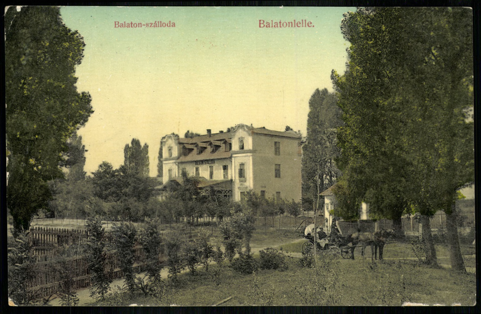 Balatonlelle Balaton szálloda (Magyar Kereskedelmi és Vendéglátóipari Múzeum CC BY-NC-ND)