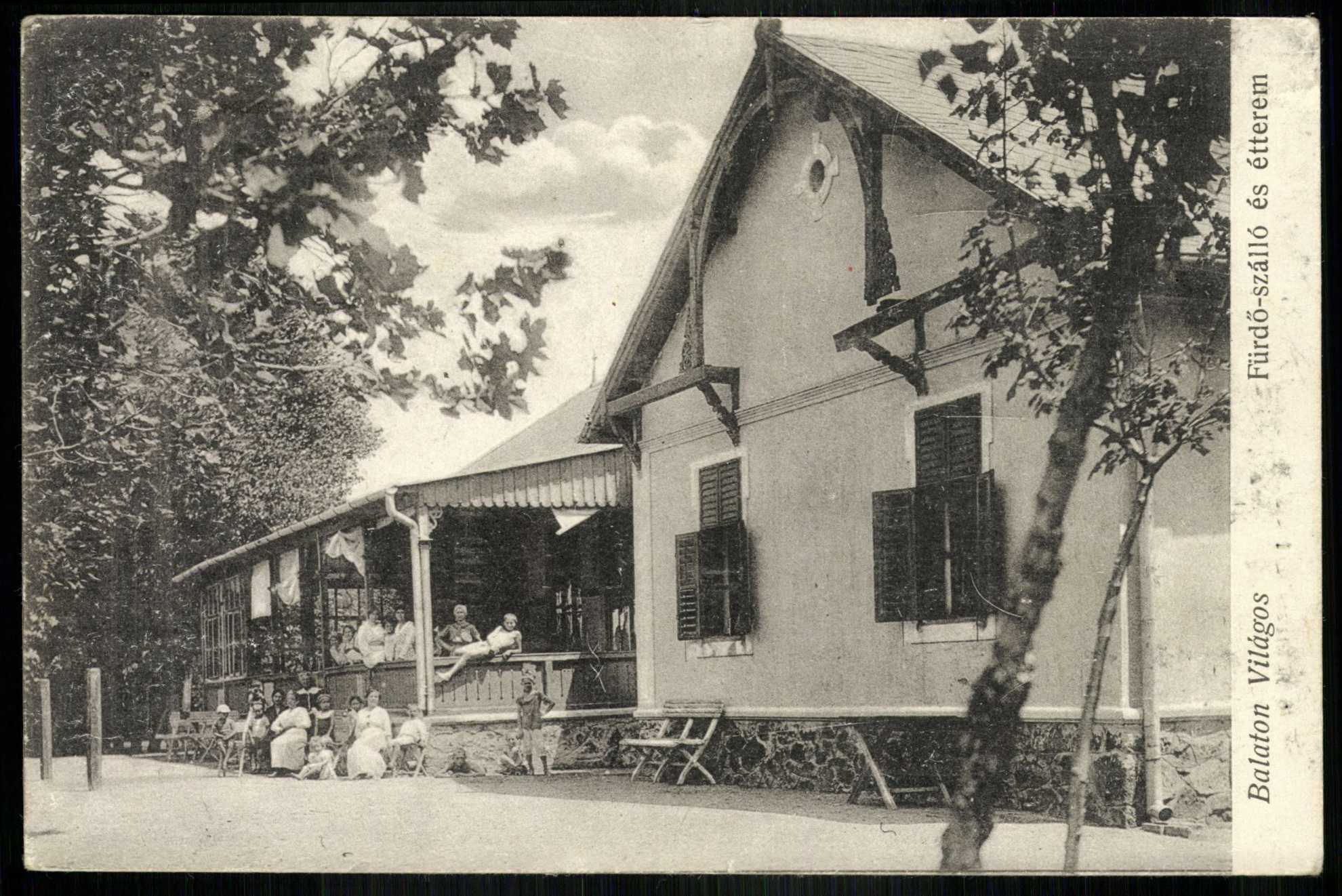 Baalatonvilágos Fürdő-szálló és étterem (Magyar Kereskedelmi és Vendéglátóipari Múzeum CC BY-NC-ND)