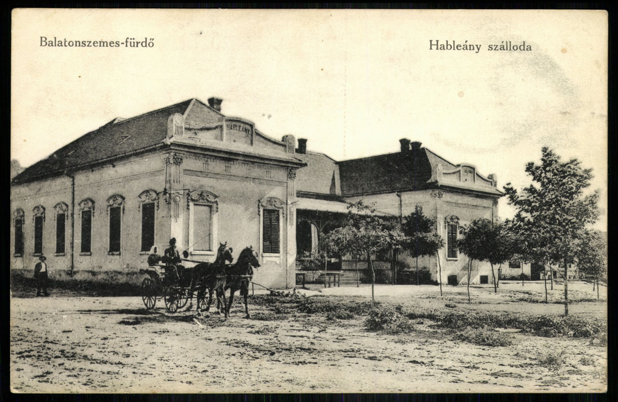 Balatonszemes-fürdő Hableány szálloda (Magyar Kereskedelmi és Vendéglátóipari Múzeum CC BY-NC-ND)
