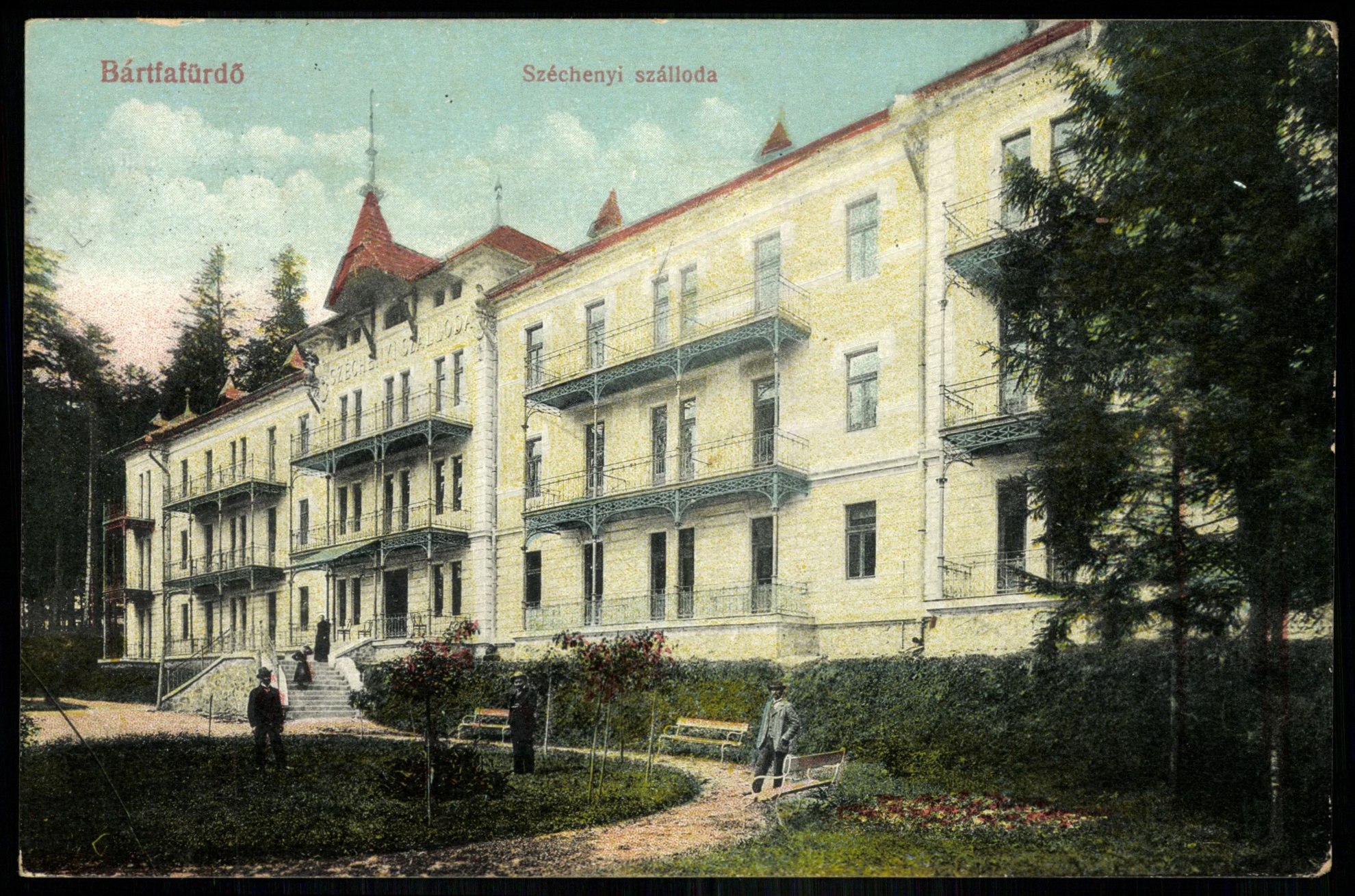 Bártfafürdő Széchenyi szálloda (Magyar Kereskedelmi és Vendéglátóipari Múzeum CC BY-NC-ND)