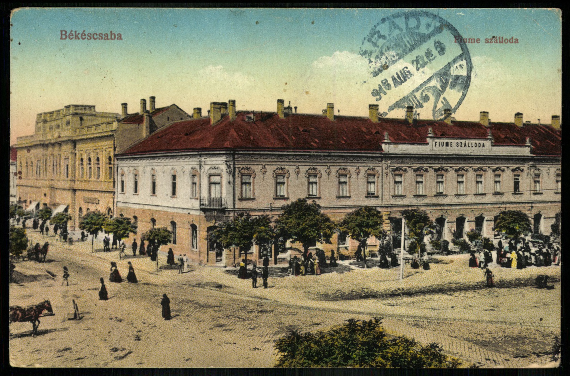 Békéscsaba Fiume szálloda (Magyar Kereskedelmi és Vendéglátóipari Múzeum CC BY-NC-ND)