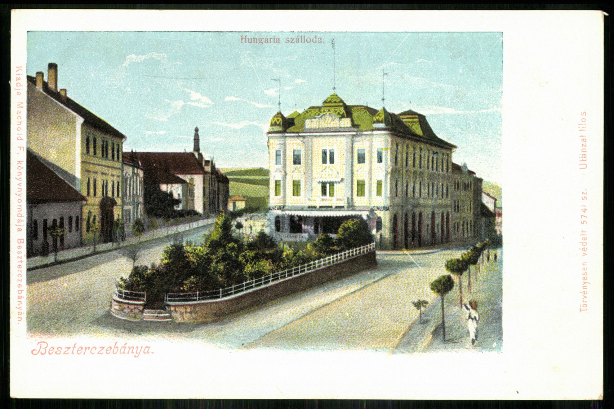 Besztercebánya Hungária szálloda (Magyar Kereskedelmi és Vendéglátóipari Múzeum CC BY-NC-ND)