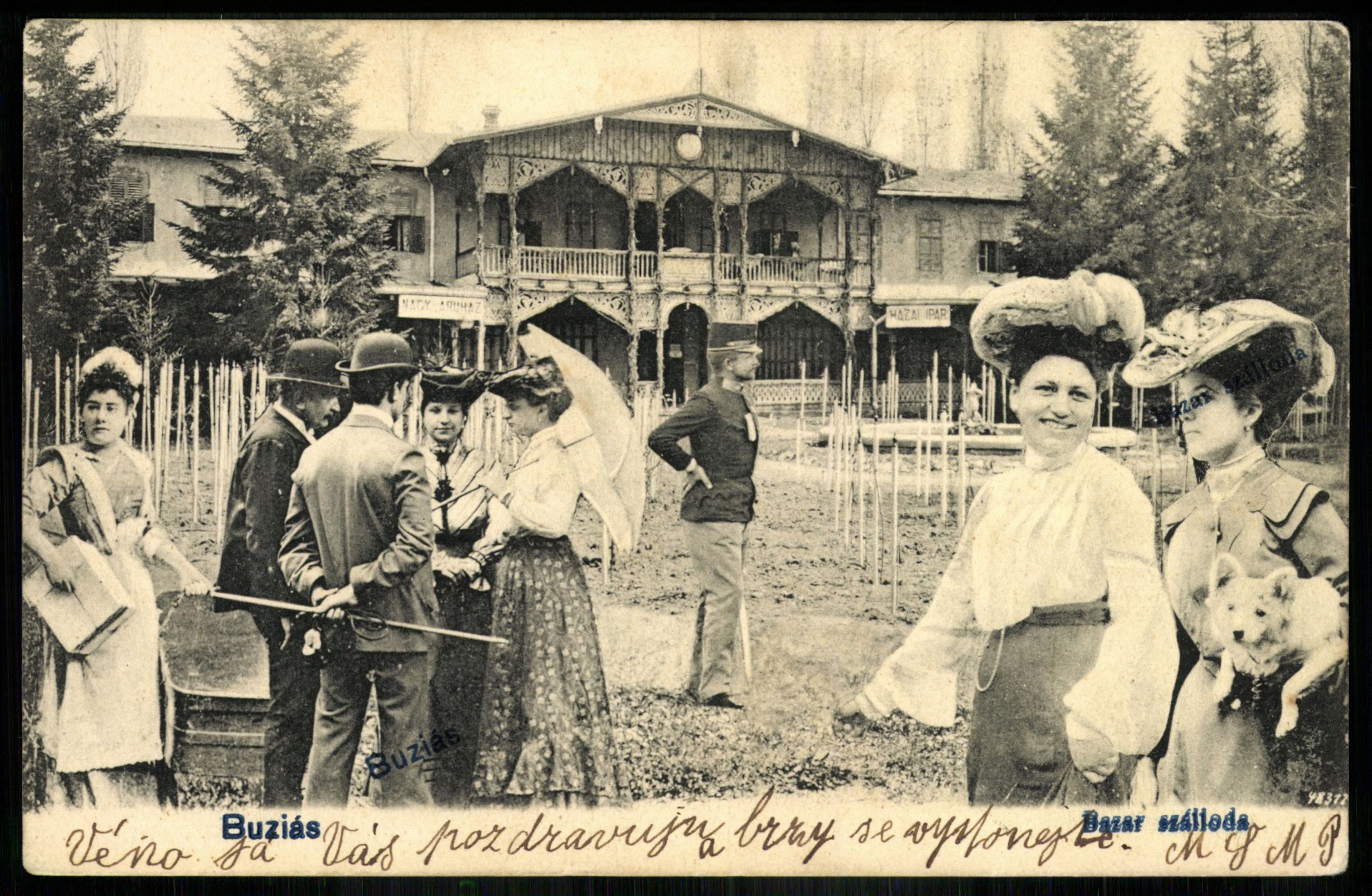 Buziás Bazár szálloda (Magyar Kereskedelmi és Vendéglátóipari Múzeum CC BY-NC-ND)