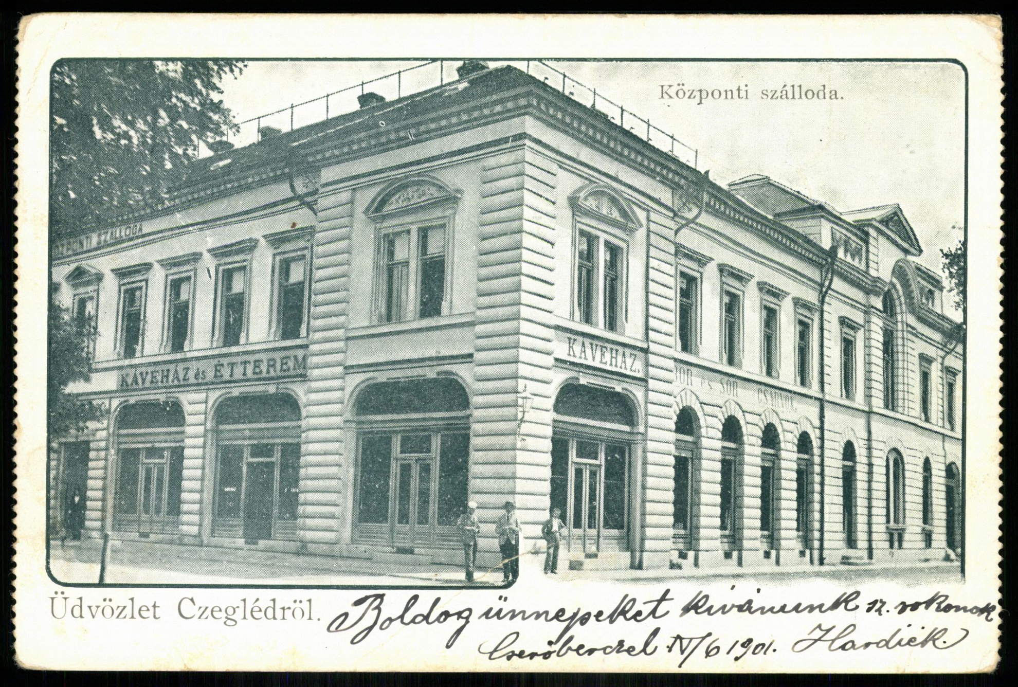 Cegléd Központi szálloda (Magyar Kereskedelmi és Vendéglátóipari Múzeum CC BY-NC-ND)