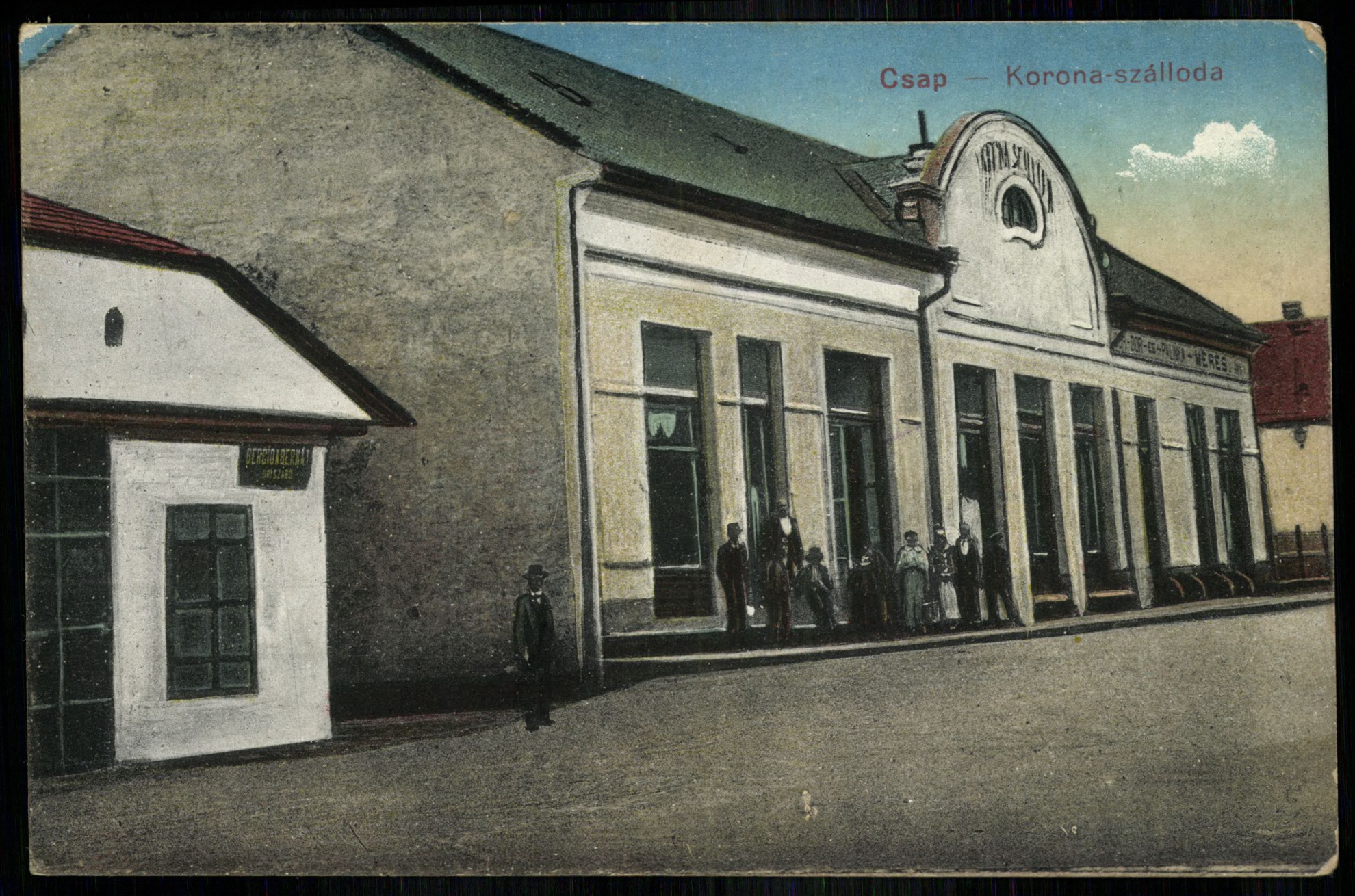 Csap Korona szálloda (Magyar Kereskedelmi és Vendéglátóipari Múzeum CC BY-NC-ND)