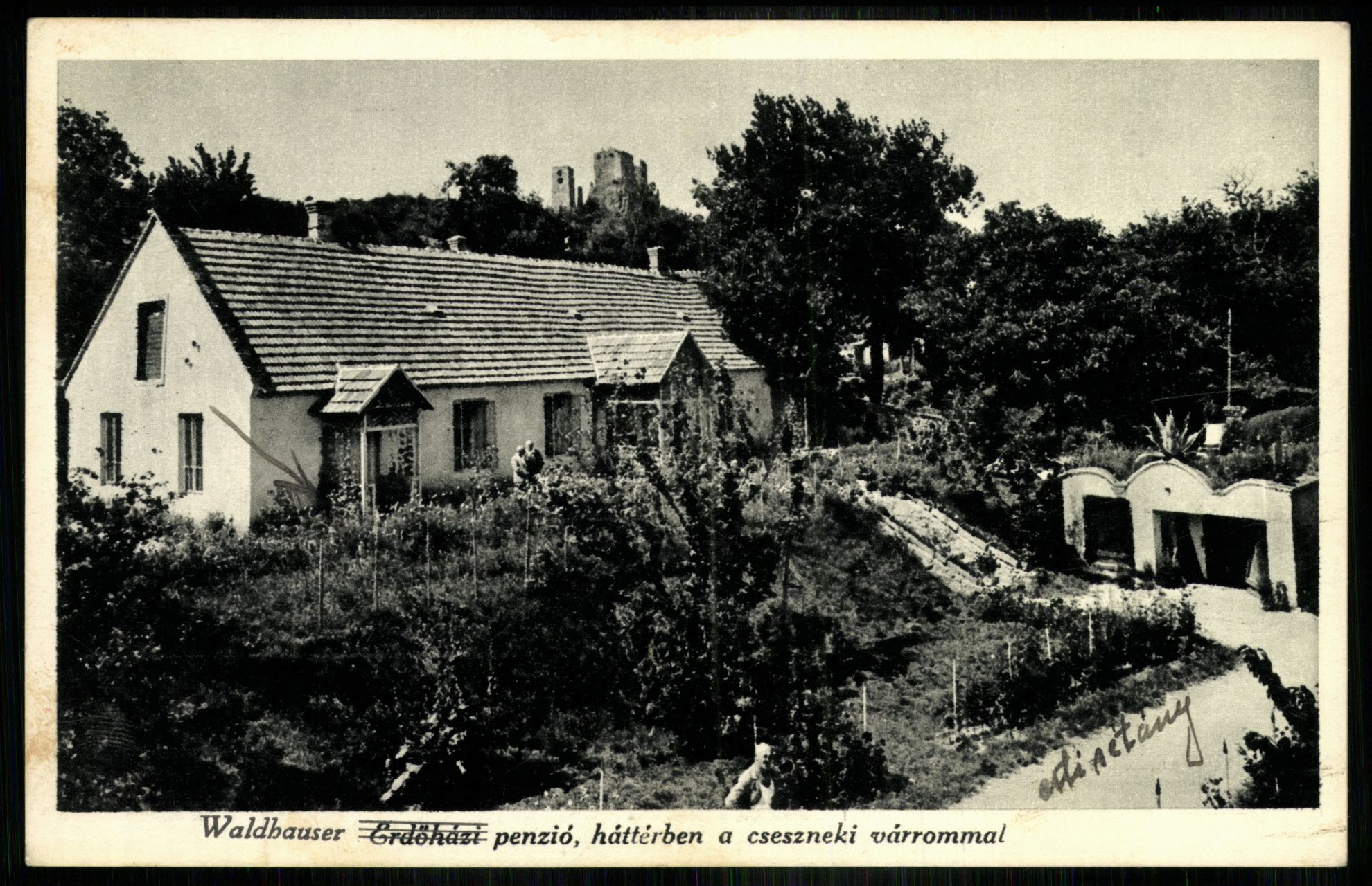 Cseznek Erdőháti penzió, Veszprém megye (Magyar Kereskedelmi és Vendéglátóipari Múzeum CC BY-NC-ND)