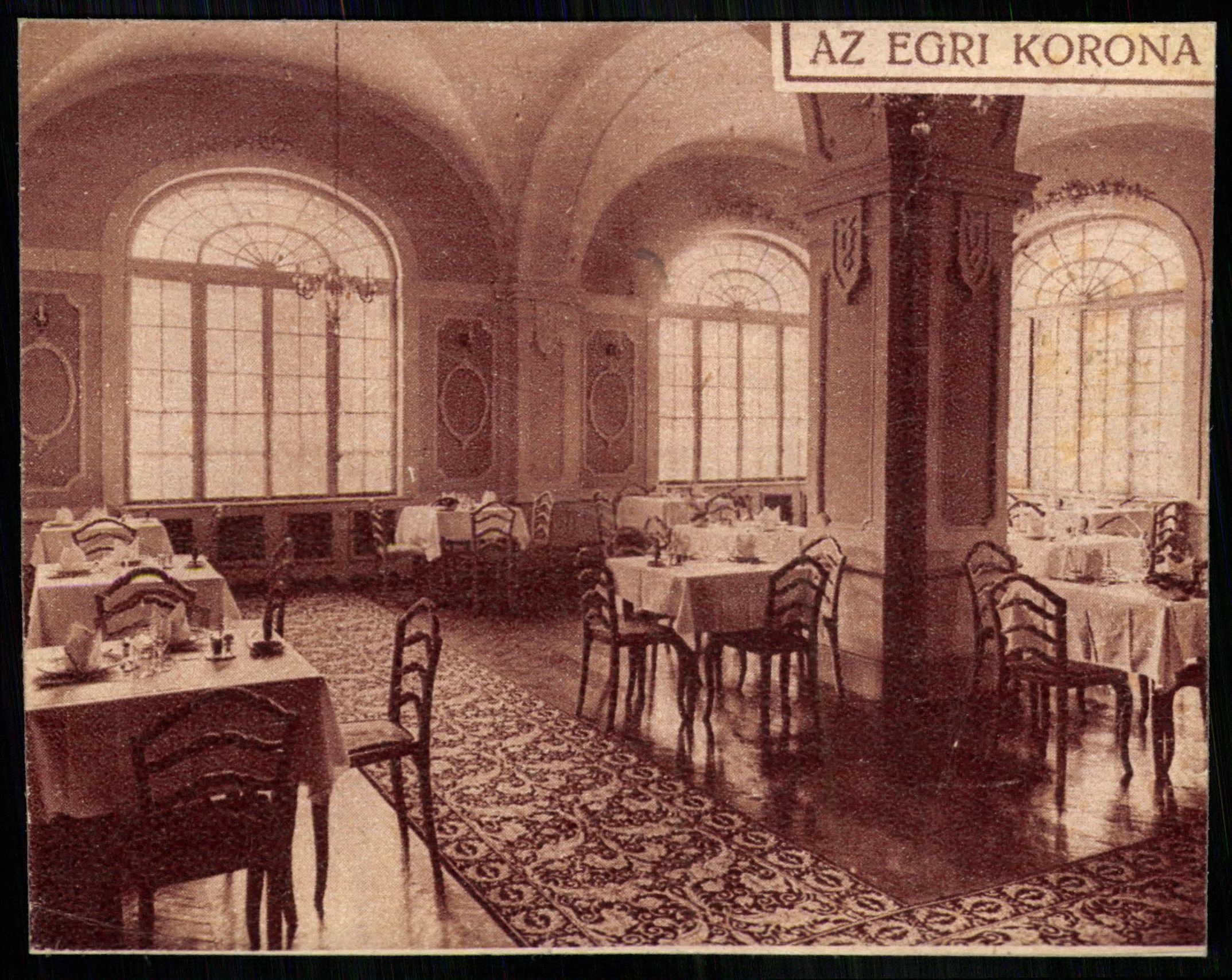 Az egri Korona (Magyar Kereskedelmi és Vendéglátóipari Múzeum CC BY-NC-ND)