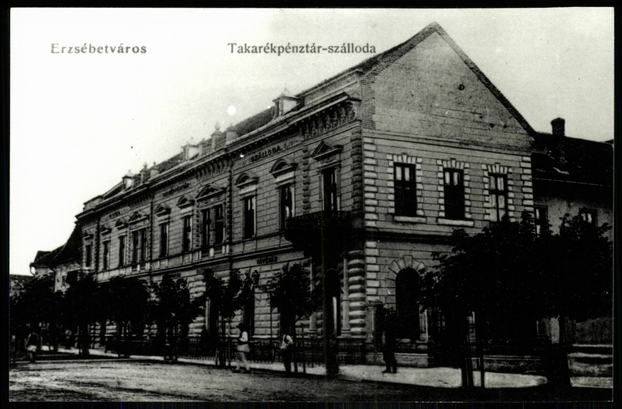 Erzsébetváros Takarékpénztár-szálloda (Magyar Kereskedelmi és Vendéglátóipari Múzeum CC BY-NC-ND)
