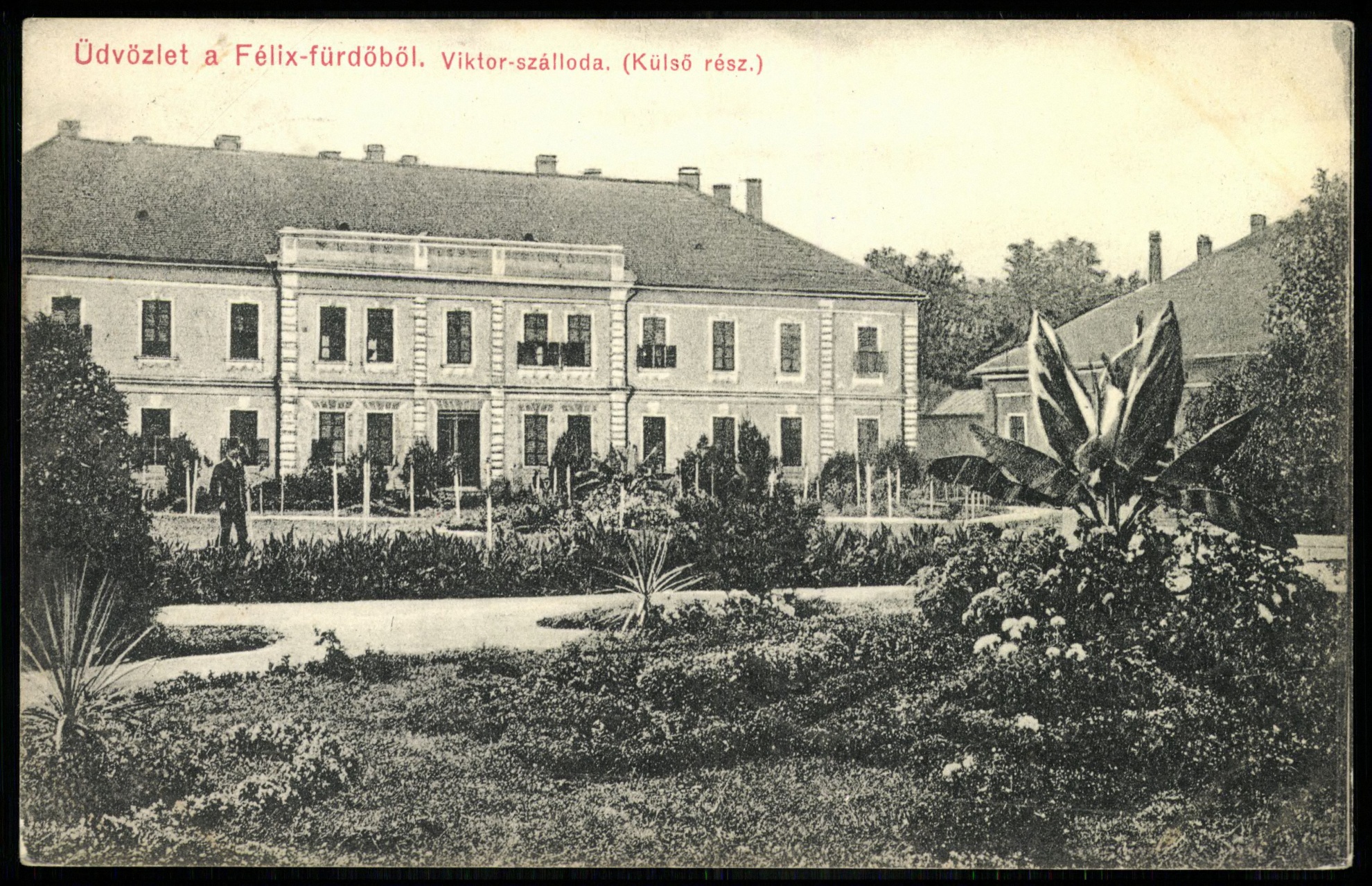 Félixfürdő Viktor szálloda (Külső rész) (Magyar Kereskedelmi és Vendéglátóipari Múzeum CC BY-NC-ND)