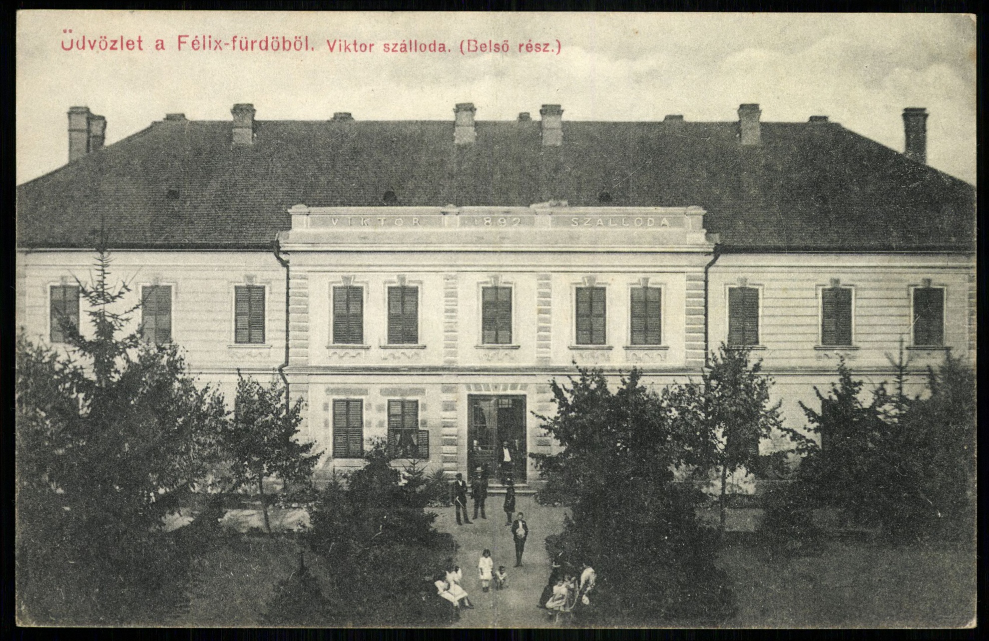 Félixfürdő Viktor szálloda (Belső rész) (Magyar Kereskedelmi és Vendéglátóipari Múzeum CC BY-NC-ND)