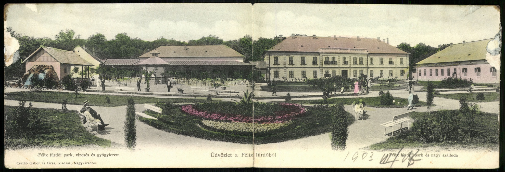 Félixfürdő Park és nagyszálloda (Magyar Kereskedelmi és Vendéglátóipari Múzeum CC BY-NC-ND)