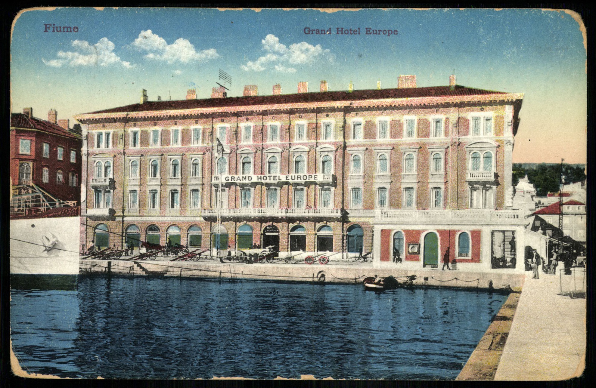 Fiume Grand Hotel Europe (Magyar Kereskedelmi és Vendéglátóipari Múzeum CC BY-NC-ND)