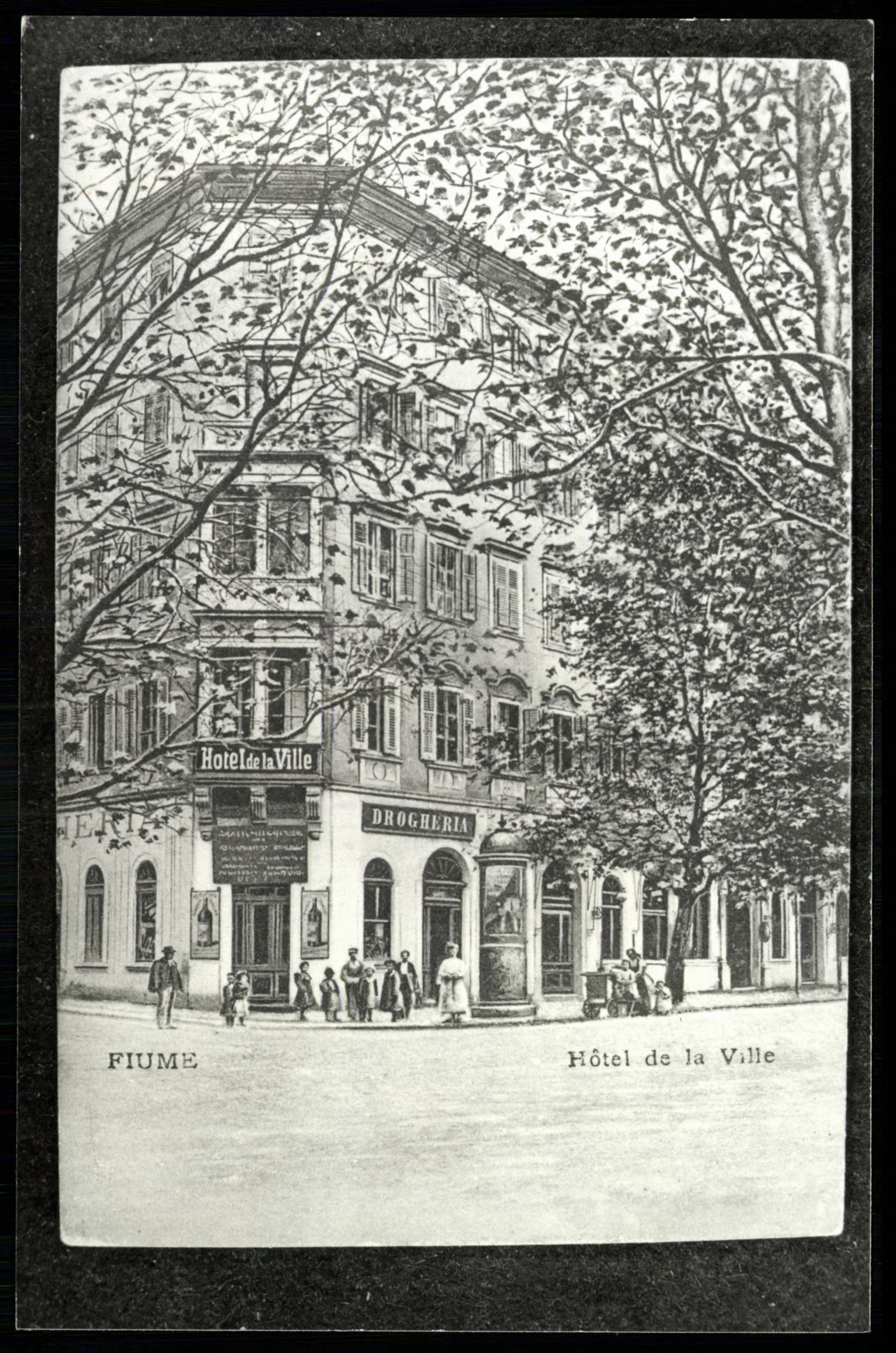 Fiume Hotel de la Ville (Magyar Kereskedelmi és Vendéglátóipari Múzeum CC BY-NC-ND)
