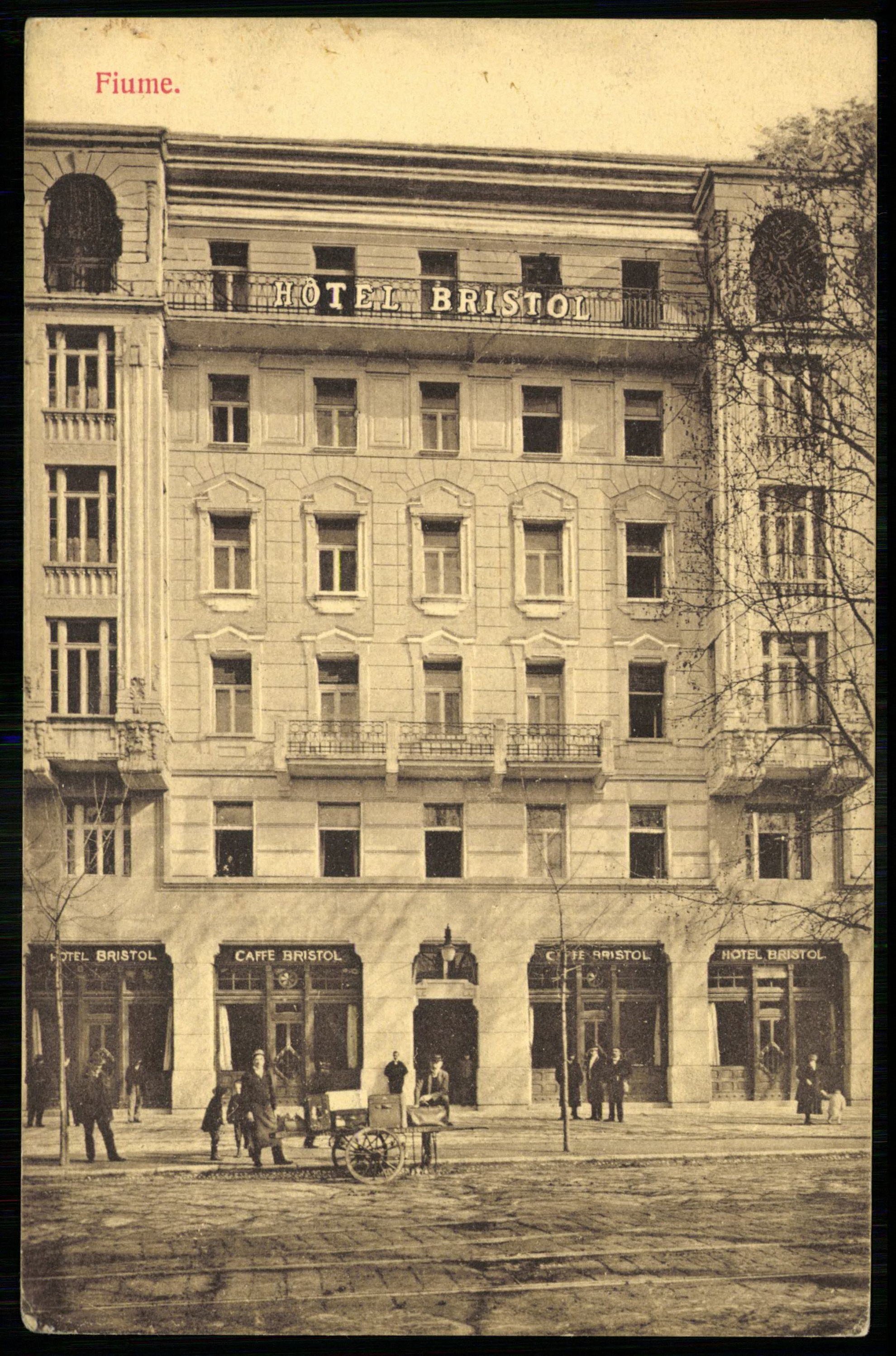 Fiume Hotel Bristol (Magyar Kereskedelmi és Vendéglátóipari Múzeum CC BY-NC-ND)