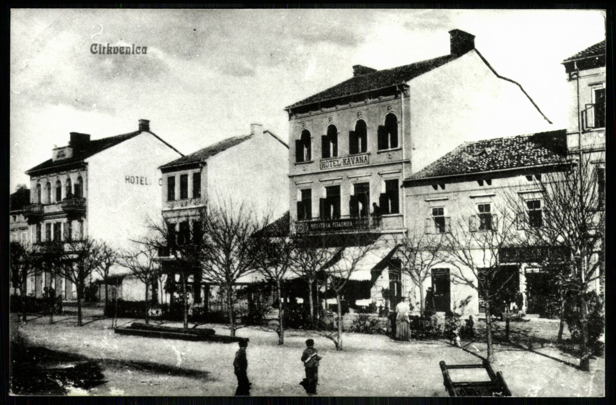 Cirkvenica Hotel Kavana. Hotel (nem olvasható) (Magyar Kereskedelmi és Vendéglátóipari Múzeum CC BY-NC-ND)