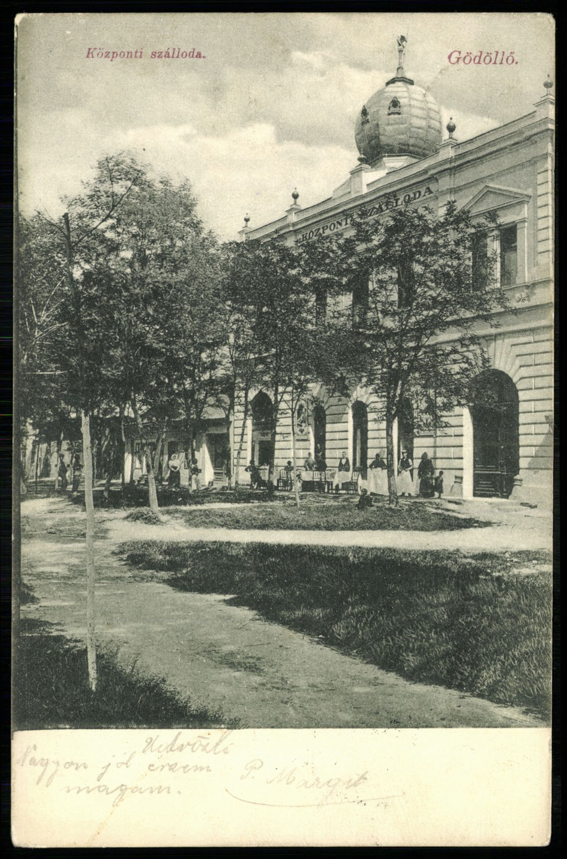 Gödöllő Központi szálloda (Magyar Kereskedelmi és Vendéglátóipari Múzeum CC BY-NC-ND)
