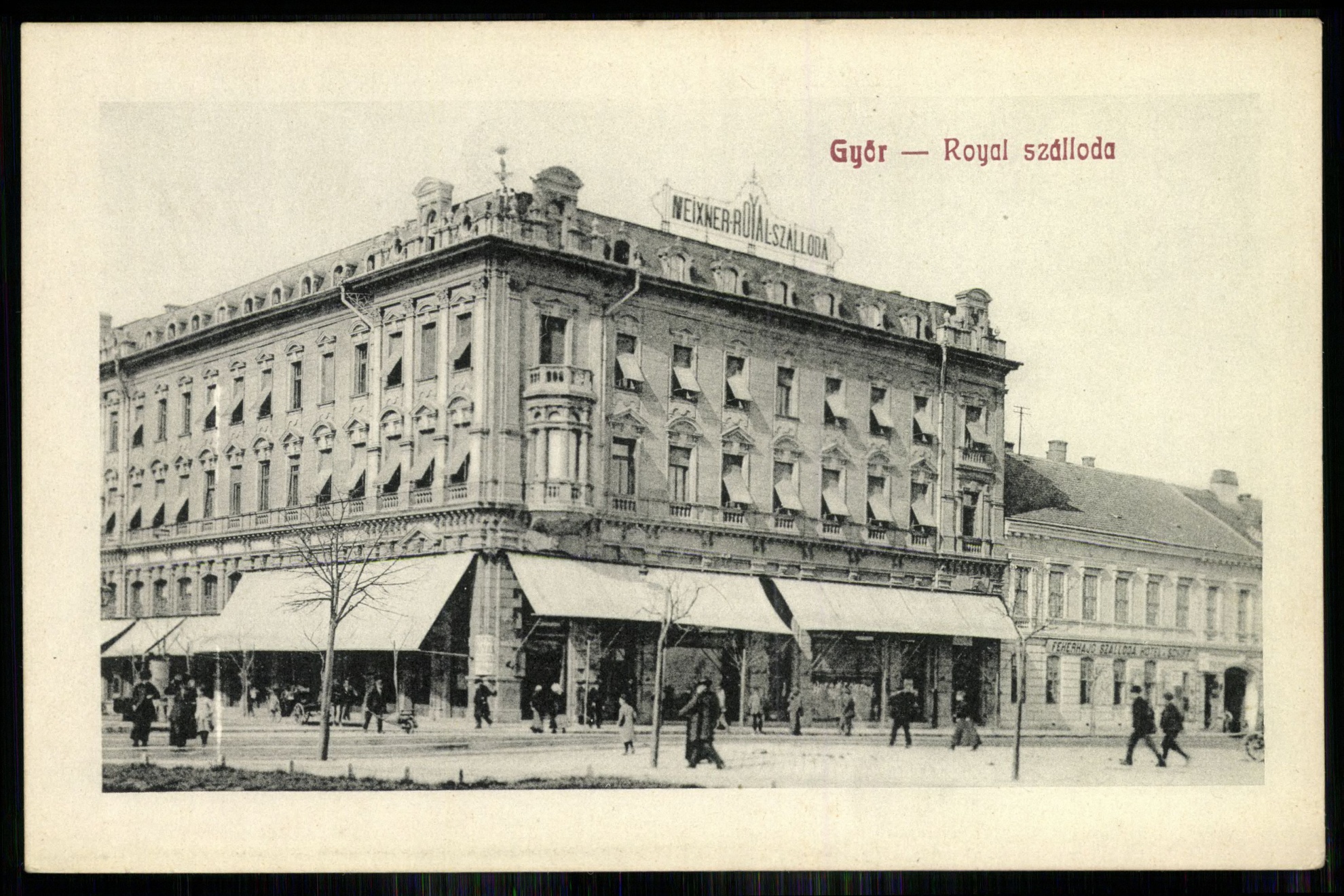 Győr Royal szálloda (Magyar Kereskedelmi és Vendéglátóipari Múzeum CC BY-NC-ND)