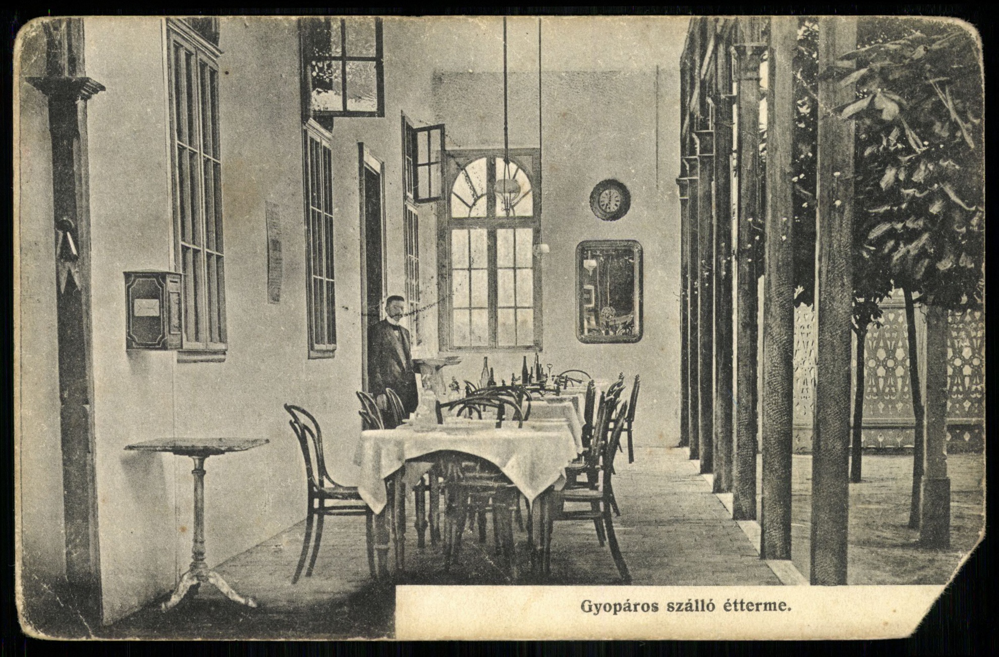 Gyopáros szálló étterme (Magyar Kereskedelmi és Vendéglátóipari Múzeum CC BY-NC-ND)