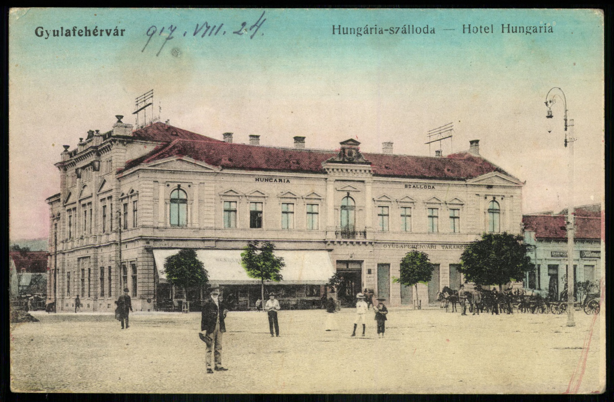 Gyulafehérvár Hungária szálloda (Magyar Kereskedelmi és Vendéglátóipari Múzeum CC BY-NC-ND)