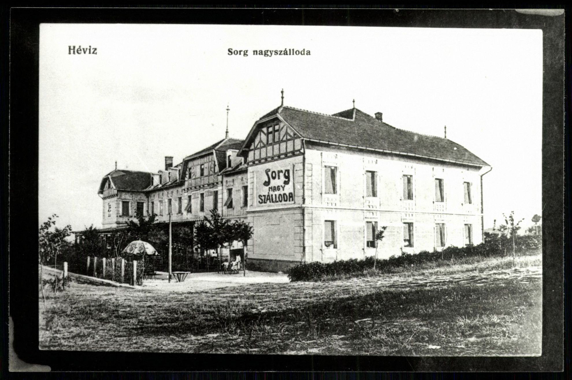 Hévíz Sorg nagyszálloda (Magyar Kereskedelmi és Vendéglátóipari Múzeum CC BY-NC-ND)