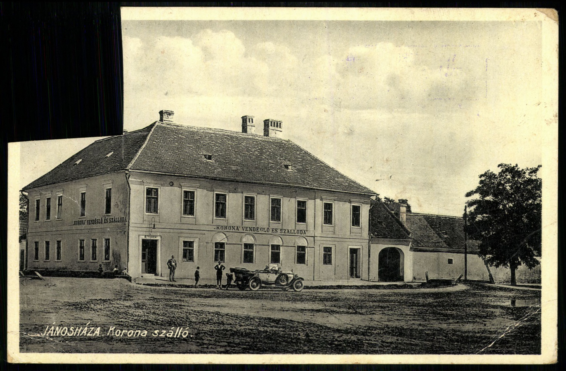 Jánosháza Korona szálló (Magyar Kereskedelmi és Vendéglátóipari Múzeum CC BY-NC-ND)