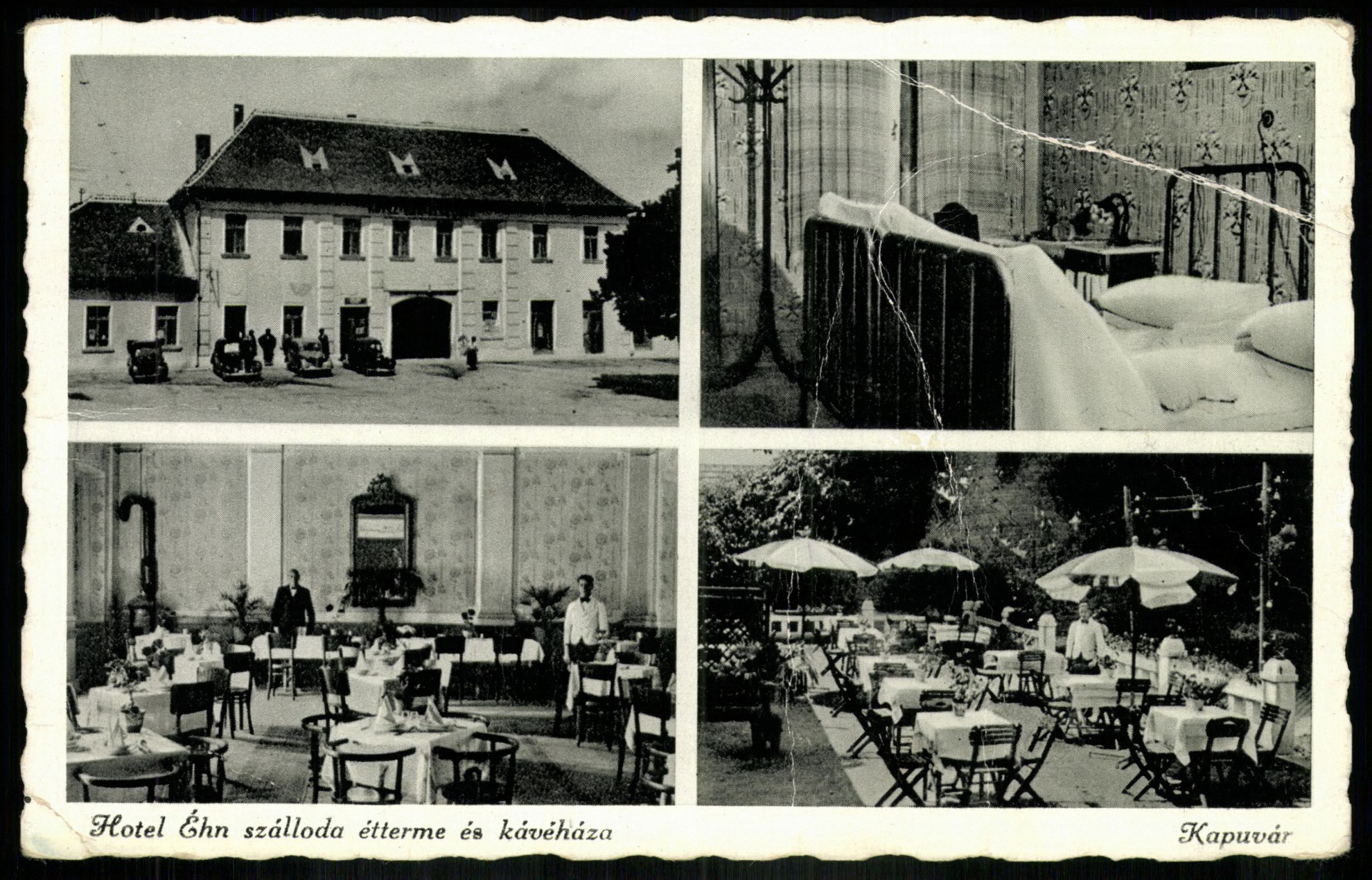 Kapuvár Hotel Éhn szálloda étterme és kávéháza (Magyar Kereskedelmi és Vendéglátóipari Múzeum CC BY-NC-ND)