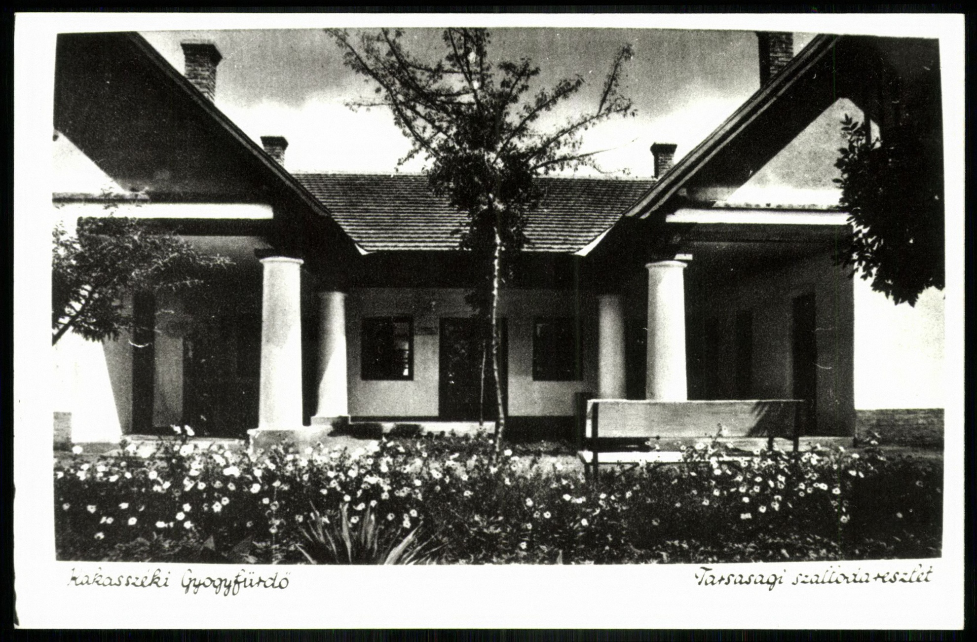 Kakasszék-Gyógyfürdő Társasági szálloda részlet (Magyar Kereskedelmi és Vendéglátóipari Múzeum CC BY-NC-ND)
