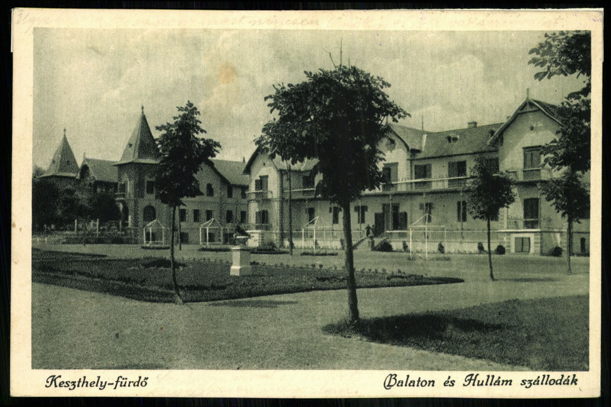 Keszthely-fürdő Balaton és Hullám szállodák (Magyar Kereskedelmi és Vendéglátóipari Múzeum CC BY-NC-ND)