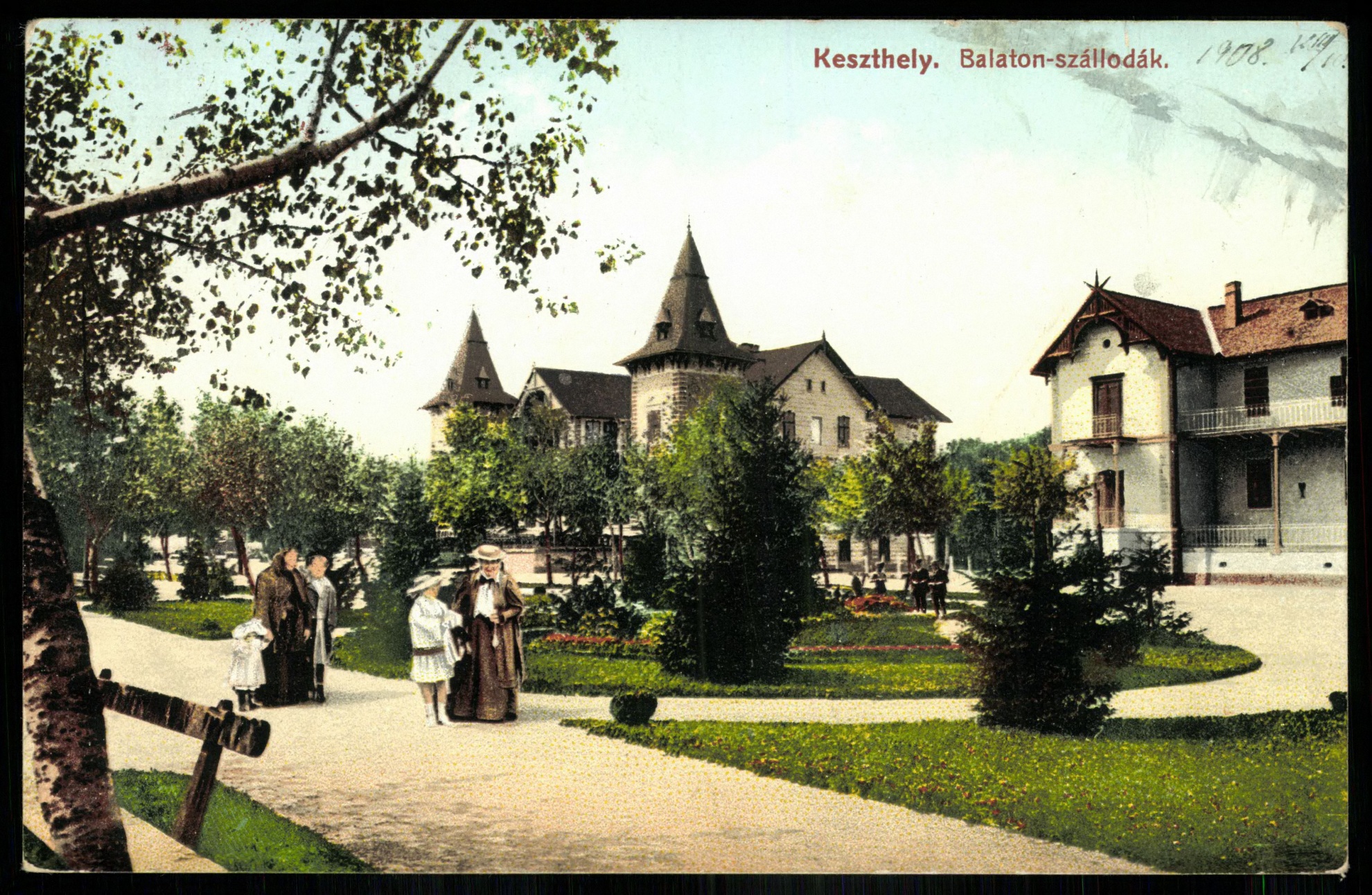 Keszthely Balaton szállodák (Magyar Kereskedelmi és Vendéglátóipari Múzeum CC BY-NC-ND)