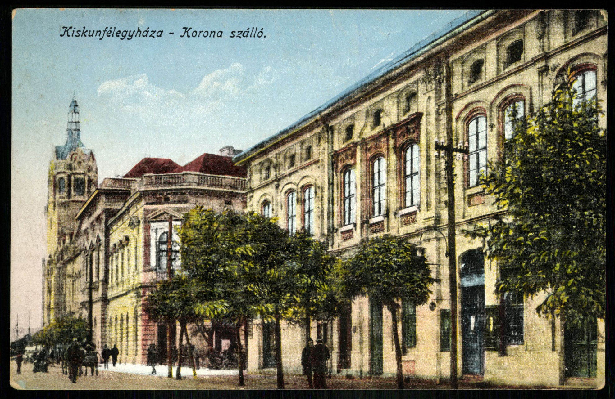 Kiskunfélegyháza Korona szálló (Magyar Kereskedelmi és Vendéglátóipari Múzeum CC BY-NC-ND)