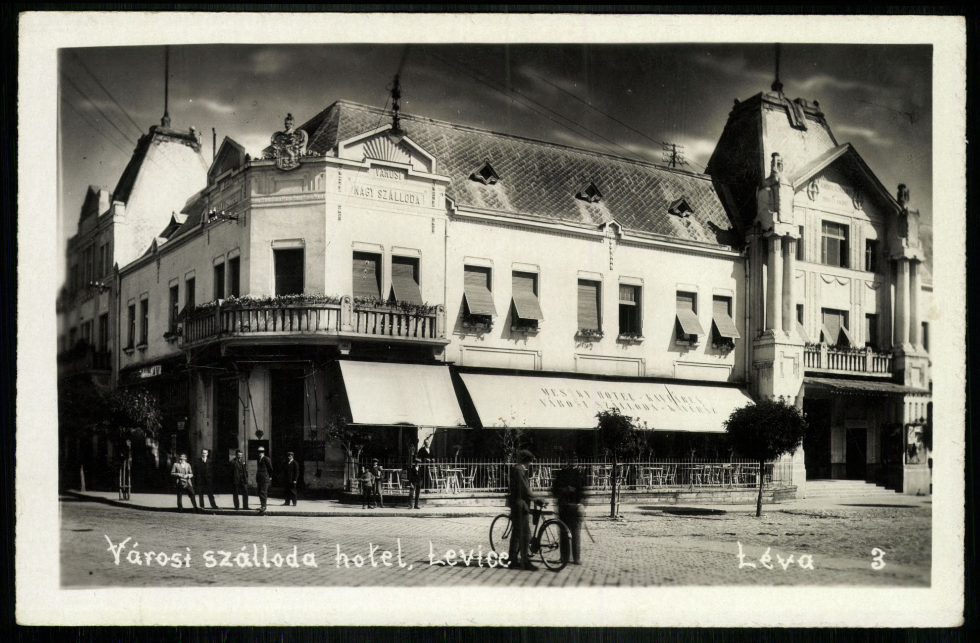 Léva Városi szálloda hotel (Magyar Kereskedelmi és Vendéglátóipari Múzeum CC BY-NC-ND)