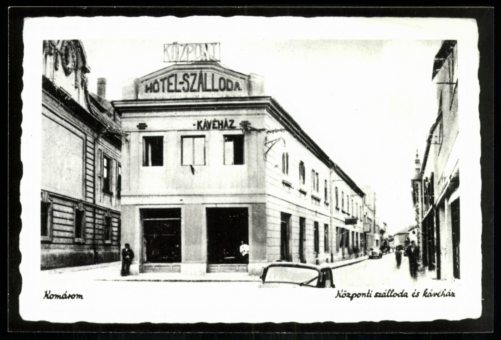 Komárom Központi szálloda és kávéház (Magyar Kereskedelmi és Vendéglátóipari Múzeum CC BY-NC-ND)
